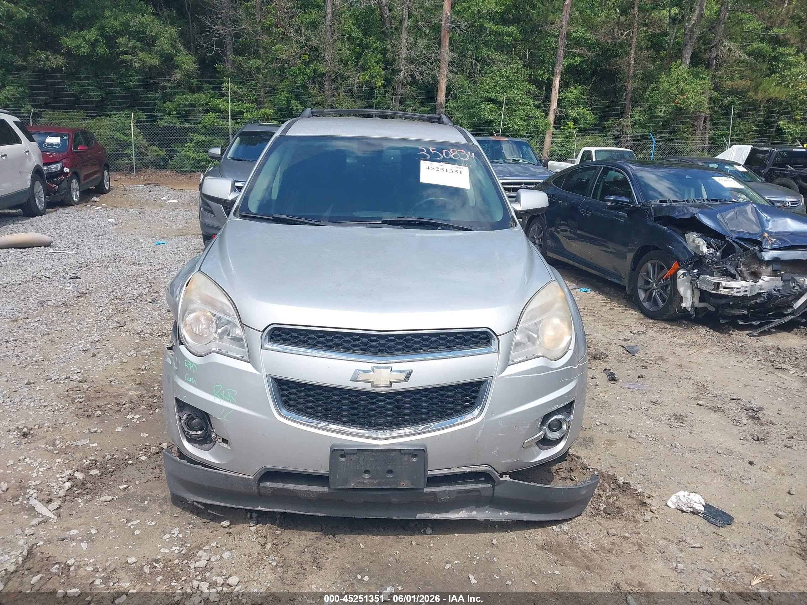 2010 Chevrolet Equinox Lt Silver vin: 2CNFLNEWXA6350834