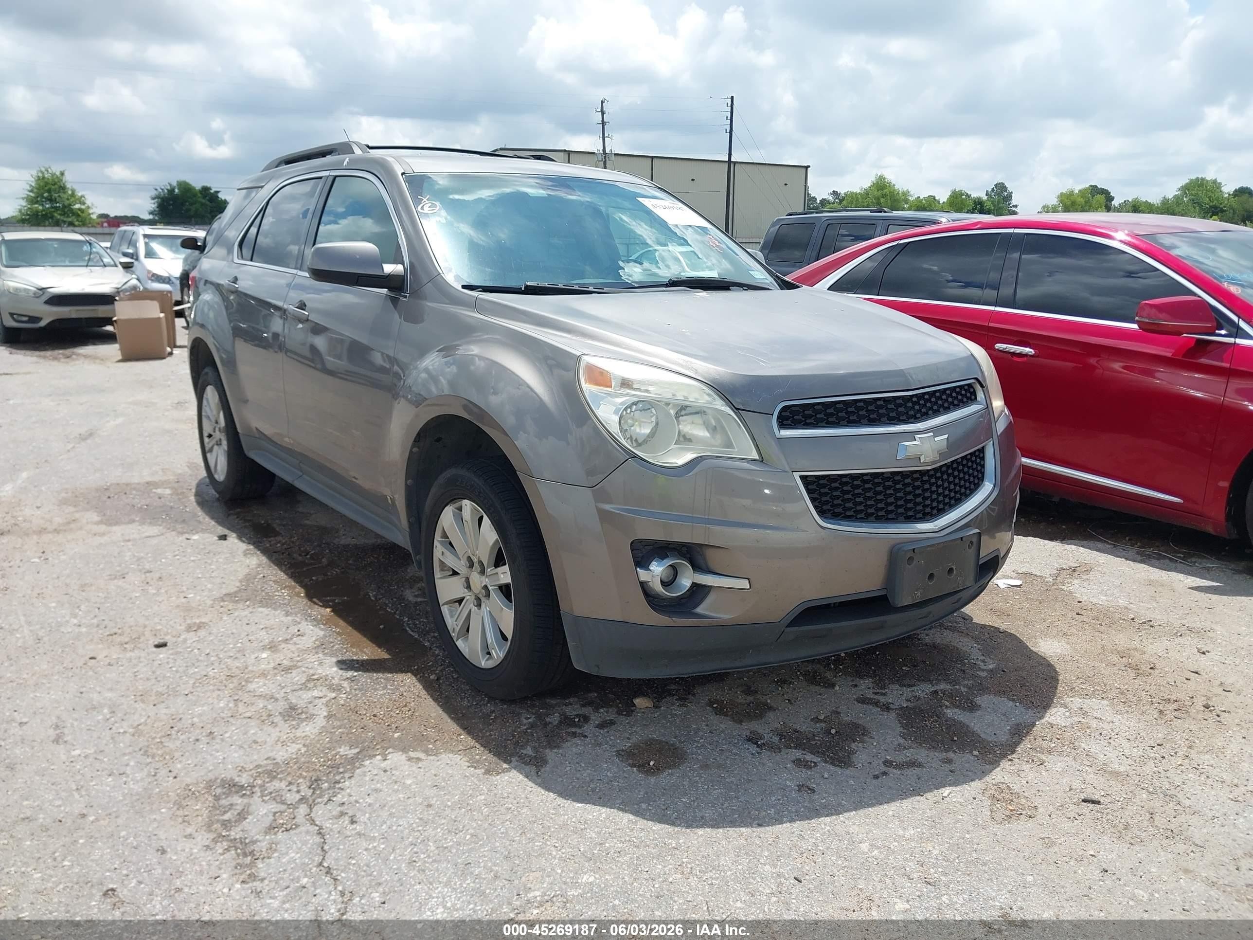2010 Chevrolet Equinox Lt Коричневый vin: 2CNFLNEY1A6206493