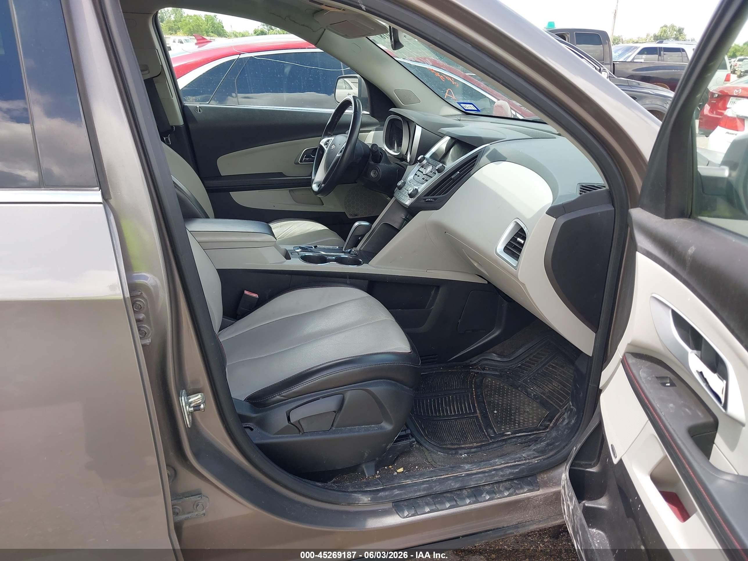 2010 Chevrolet Equinox Lt Brown vin: 2CNFLNEY1A6206493