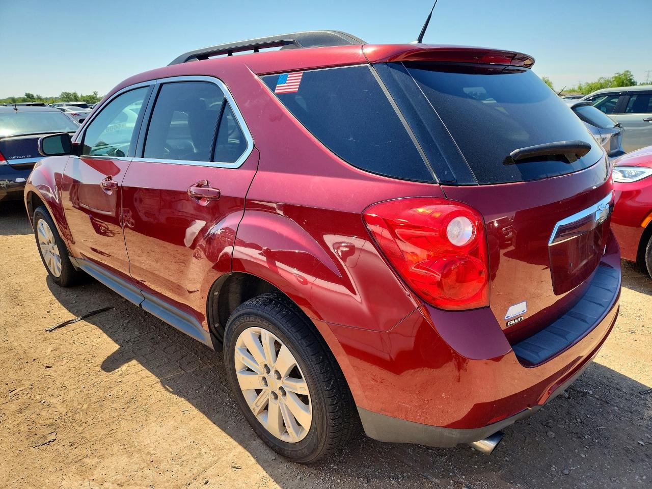2010 Chevrolet Equinox Lt Red vin: 2CNFLNEY1A6340050