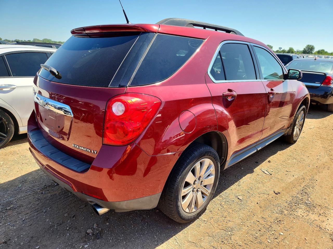 2010 Chevrolet Equinox Lt Red vin: 2CNFLNEY1A6340050