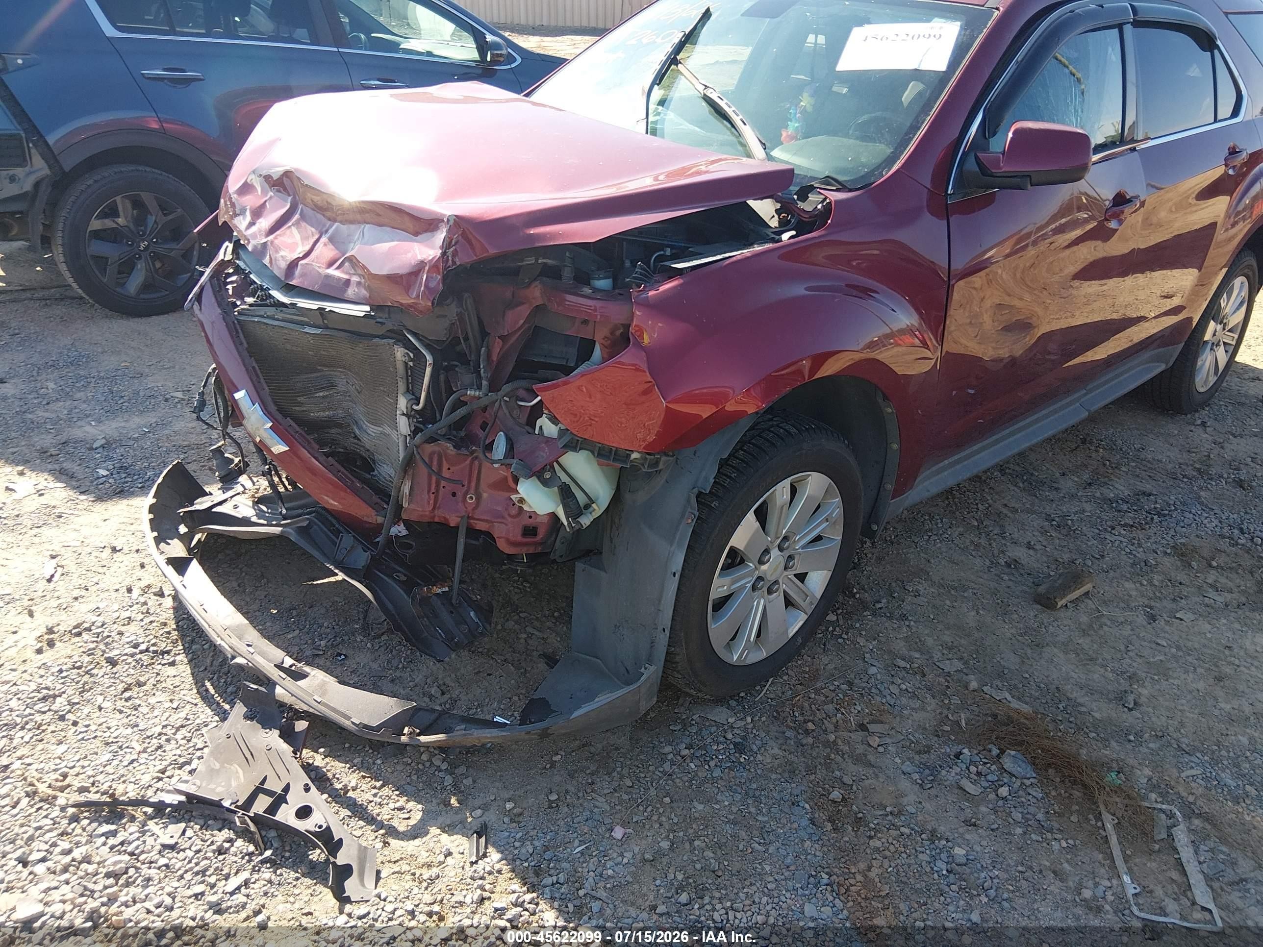 2010 Chevrolet Equinox Lt Red vin: 2CNFLNEY2A6355186