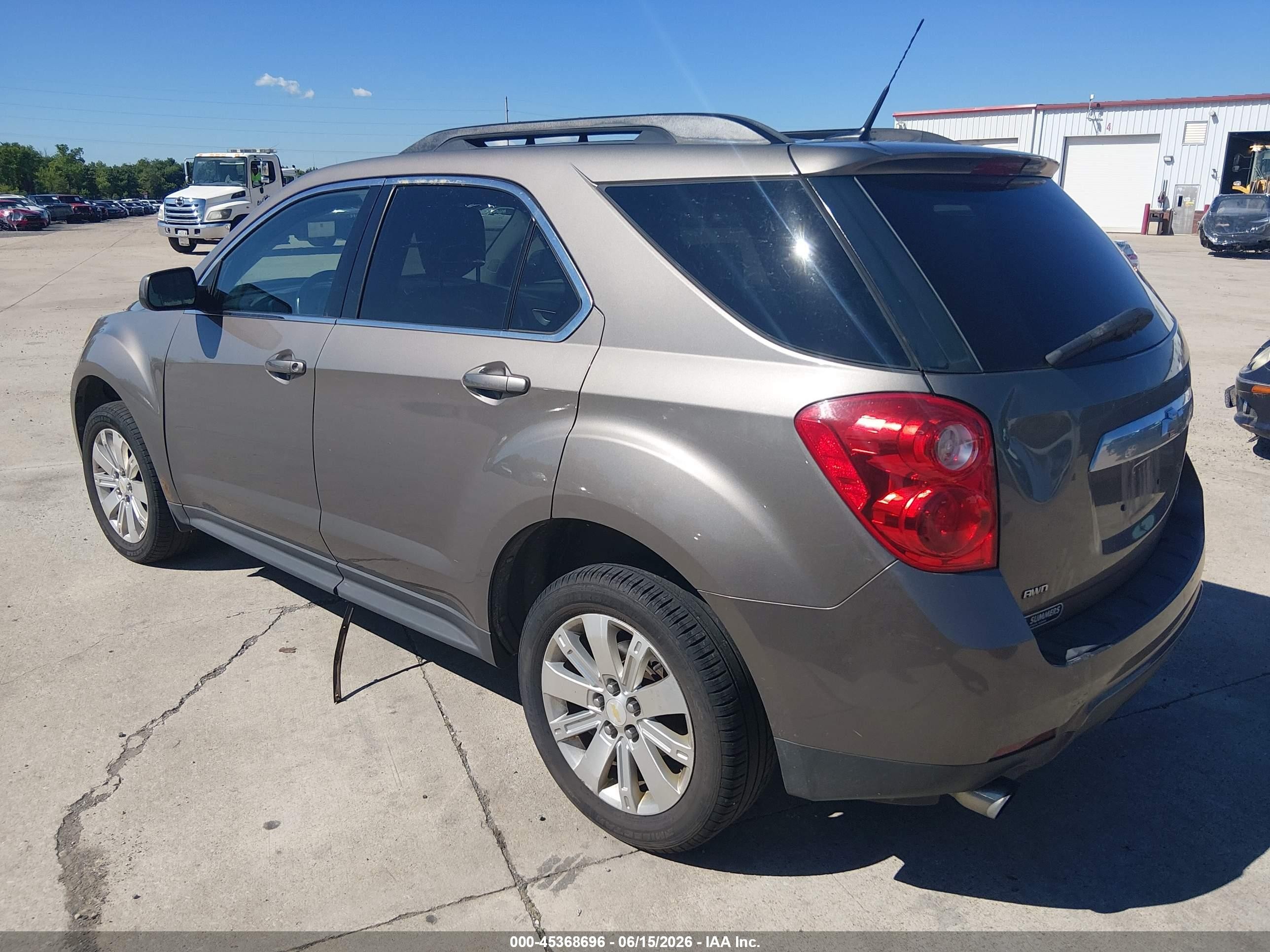 2010 Chevrolet Equinox Lt Gray vin: 2CNFLNEY3A6396653