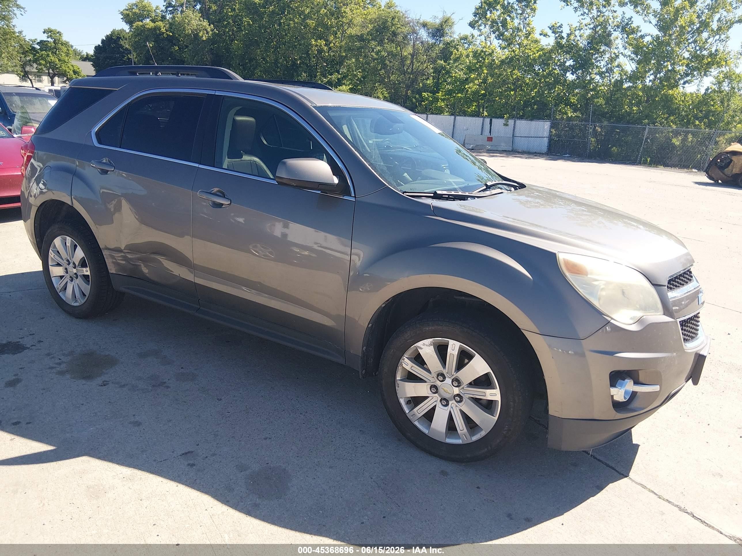 2010 Chevrolet Equinox Lt Gray vin: 2CNFLNEY3A6396653