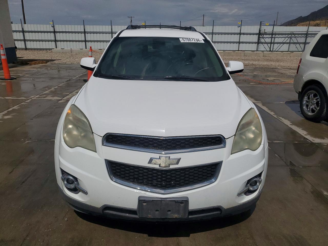 2010 Chevrolet Equinox Lt White vin: 2CNFLNEYXA6375556