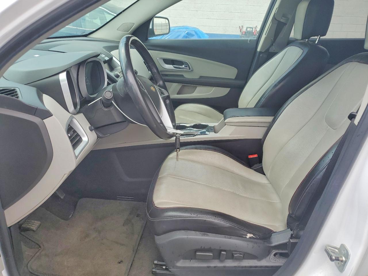 2010 Chevrolet Equinox Lt White vin: 2CNFLNEYXA6375556