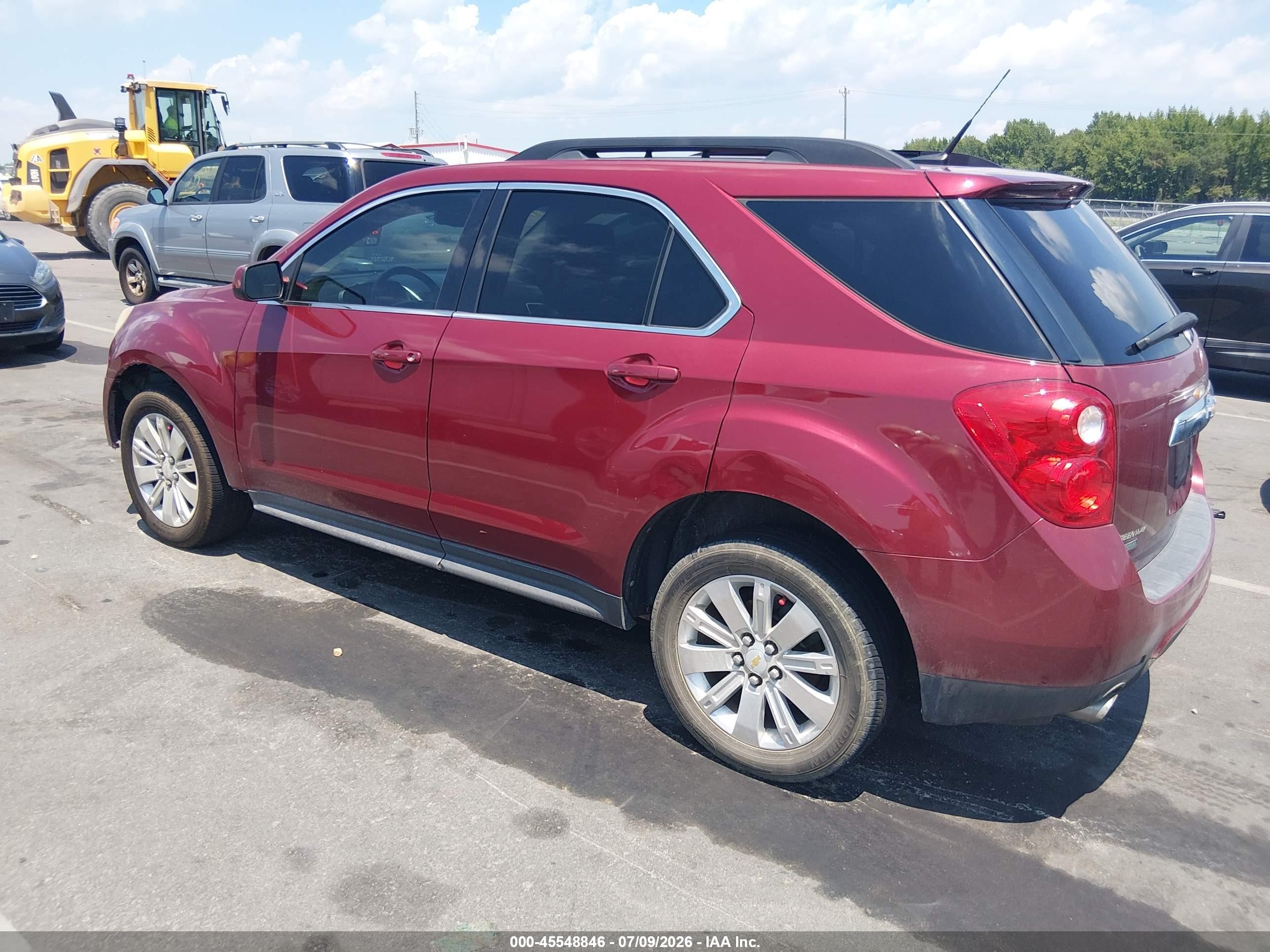2011 Chevrolet Equinox Lt W/2lt Red vin: 2CNFLPE51B6326555