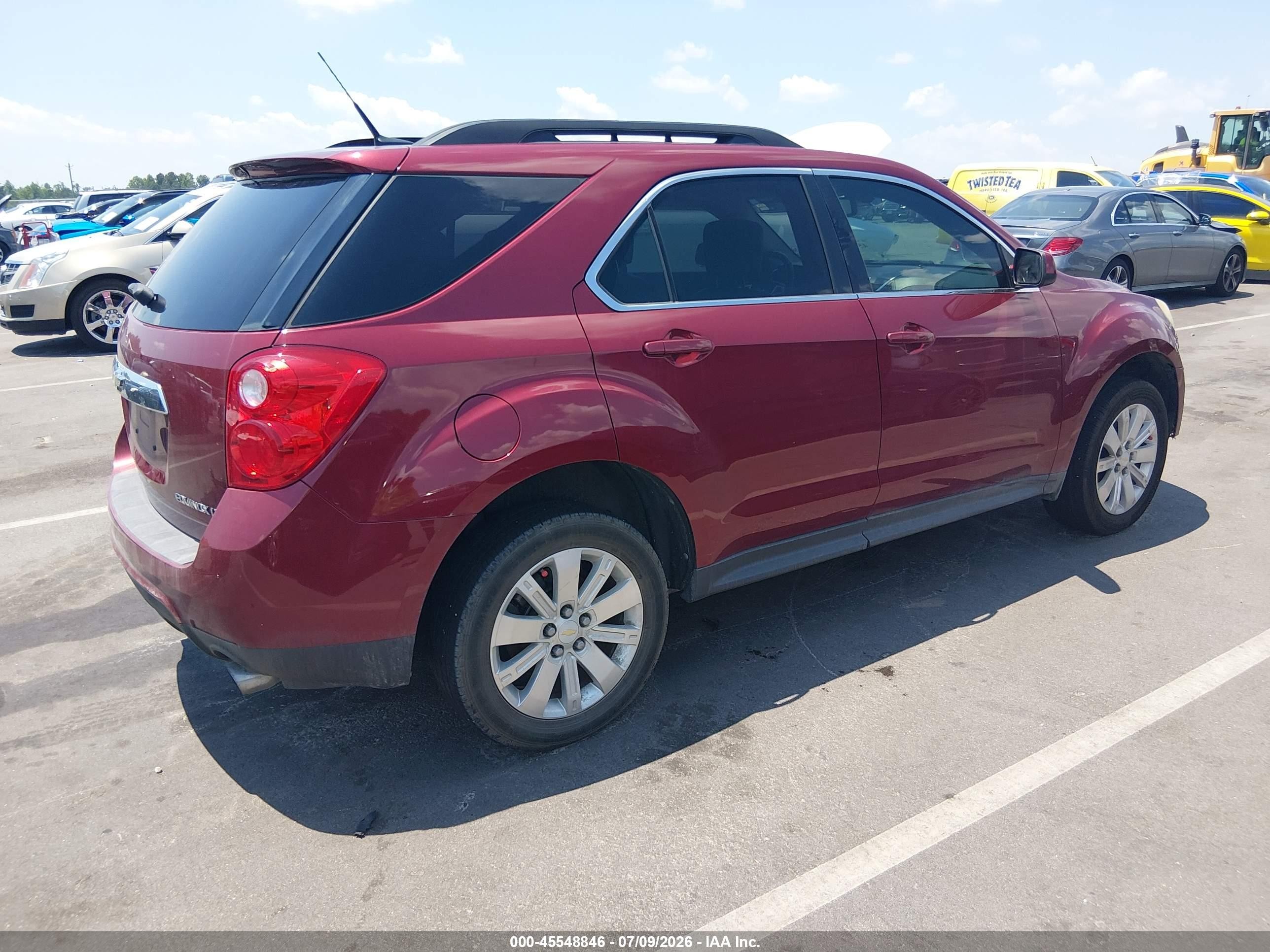 2011 Chevrolet Equinox Lt W/2lt Red vin: 2CNFLPE51B6326555