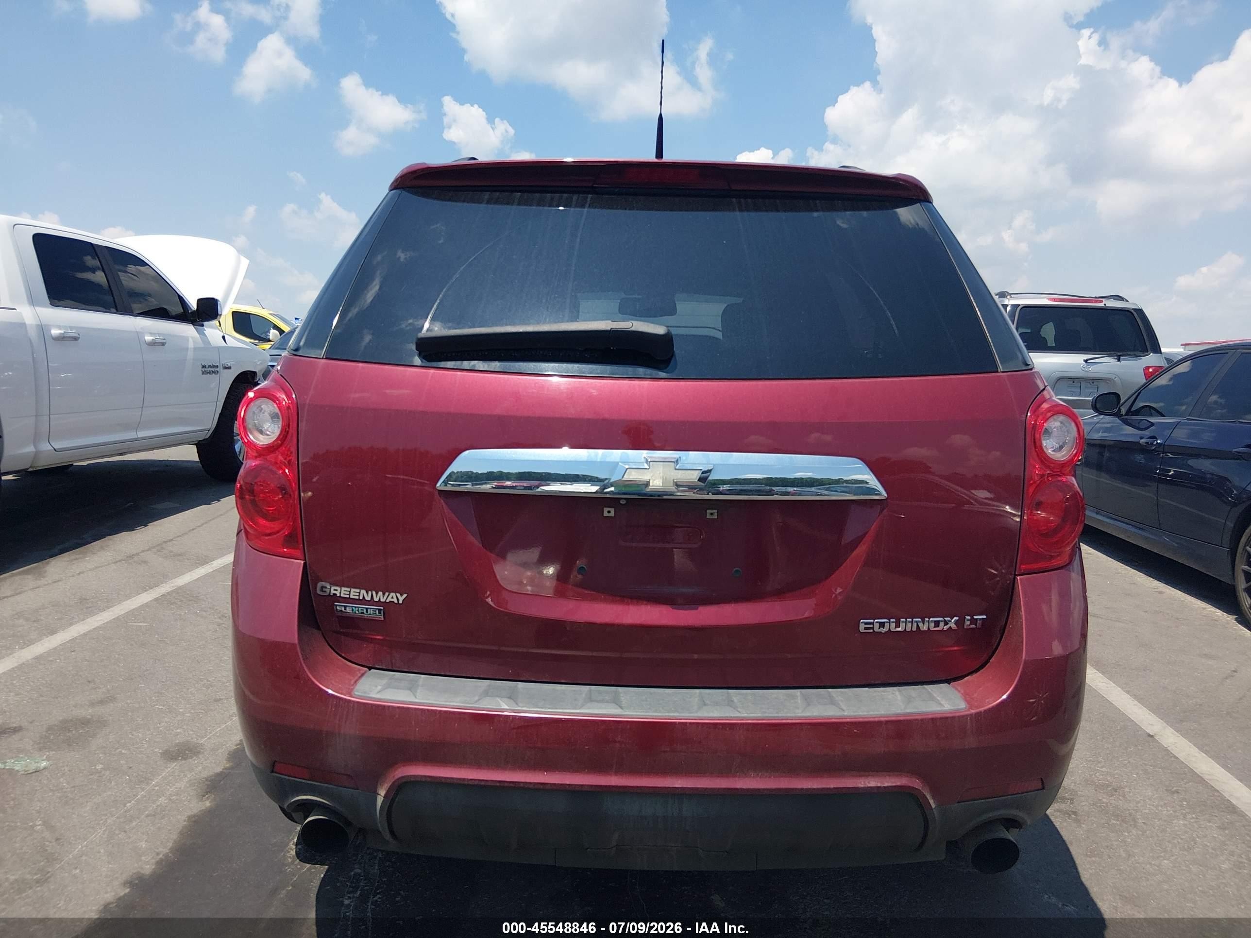 2011 Chevrolet Equinox Lt W/2lt Red vin: 2CNFLPE51B6326555