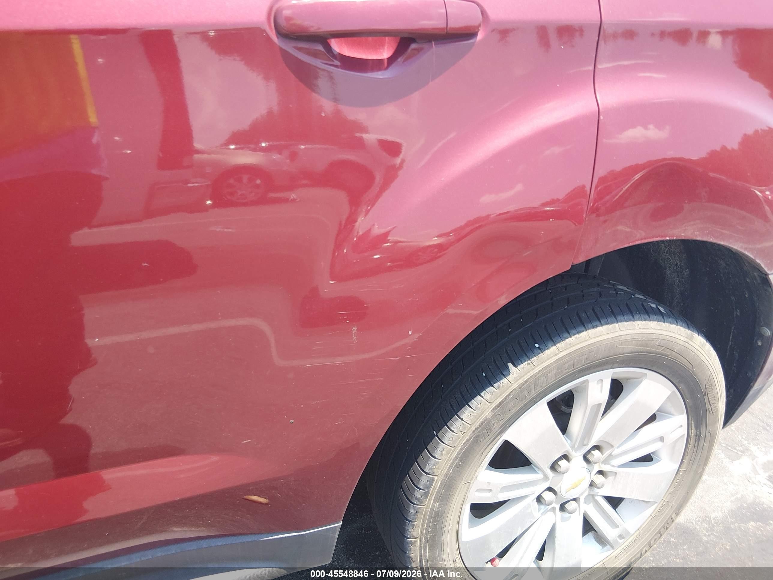 2011 Chevrolet Equinox Lt W/2lt Red vin: 2CNFLPE51B6326555
