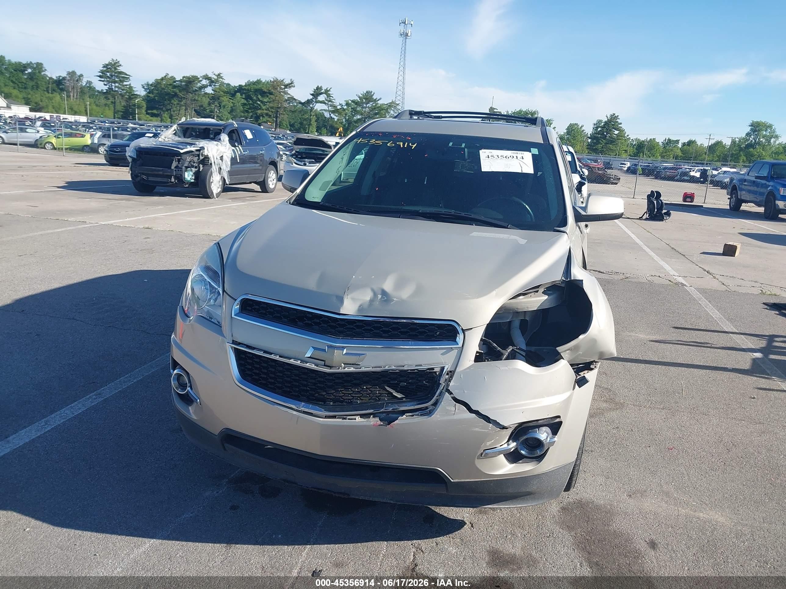 2011 Chevrolet Equinox Lt W/2lt Tan vin: 2CNFLPE52B6418077