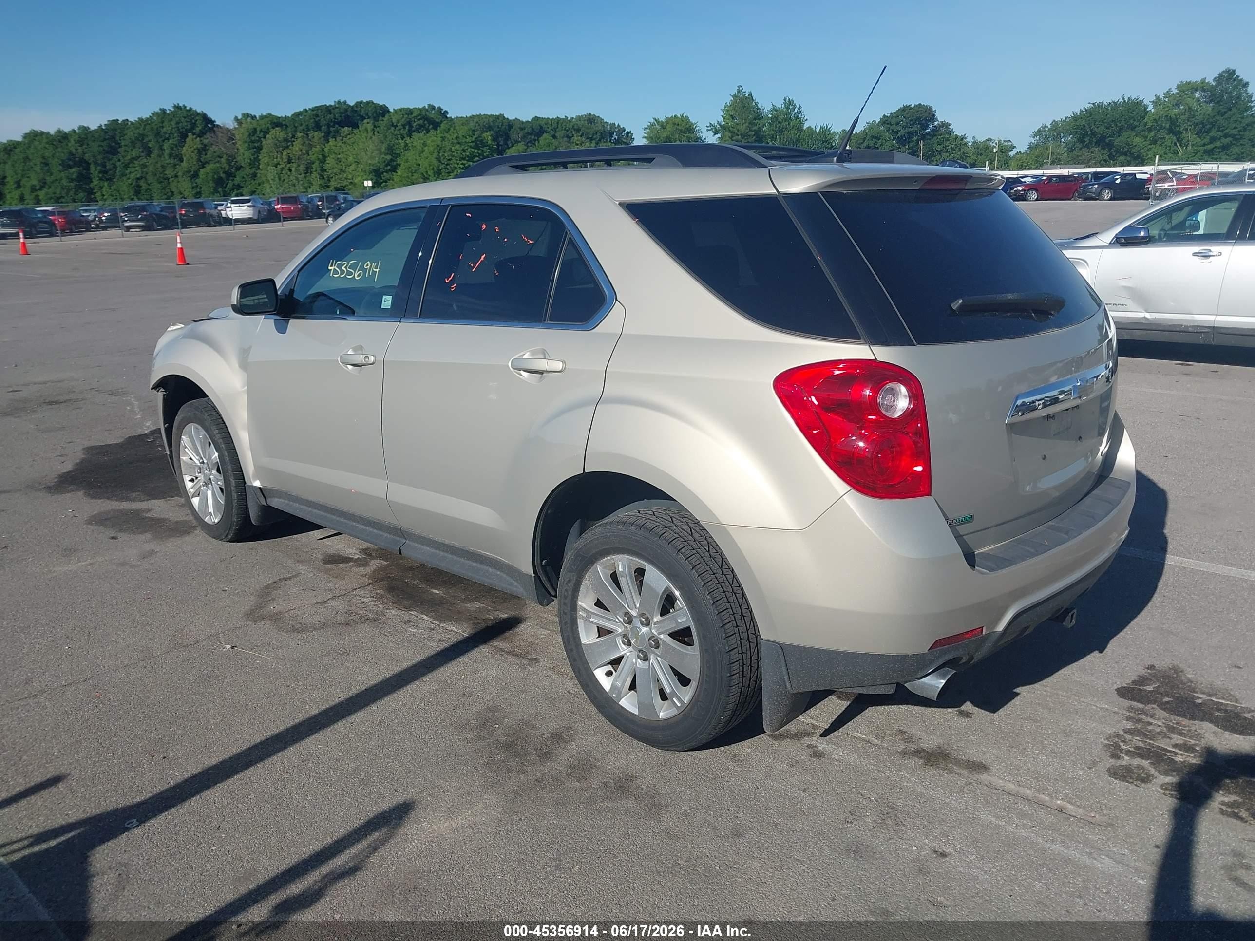 2011 Chevrolet Equinox Lt W/2lt Tan vin: 2CNFLPE52B6418077
