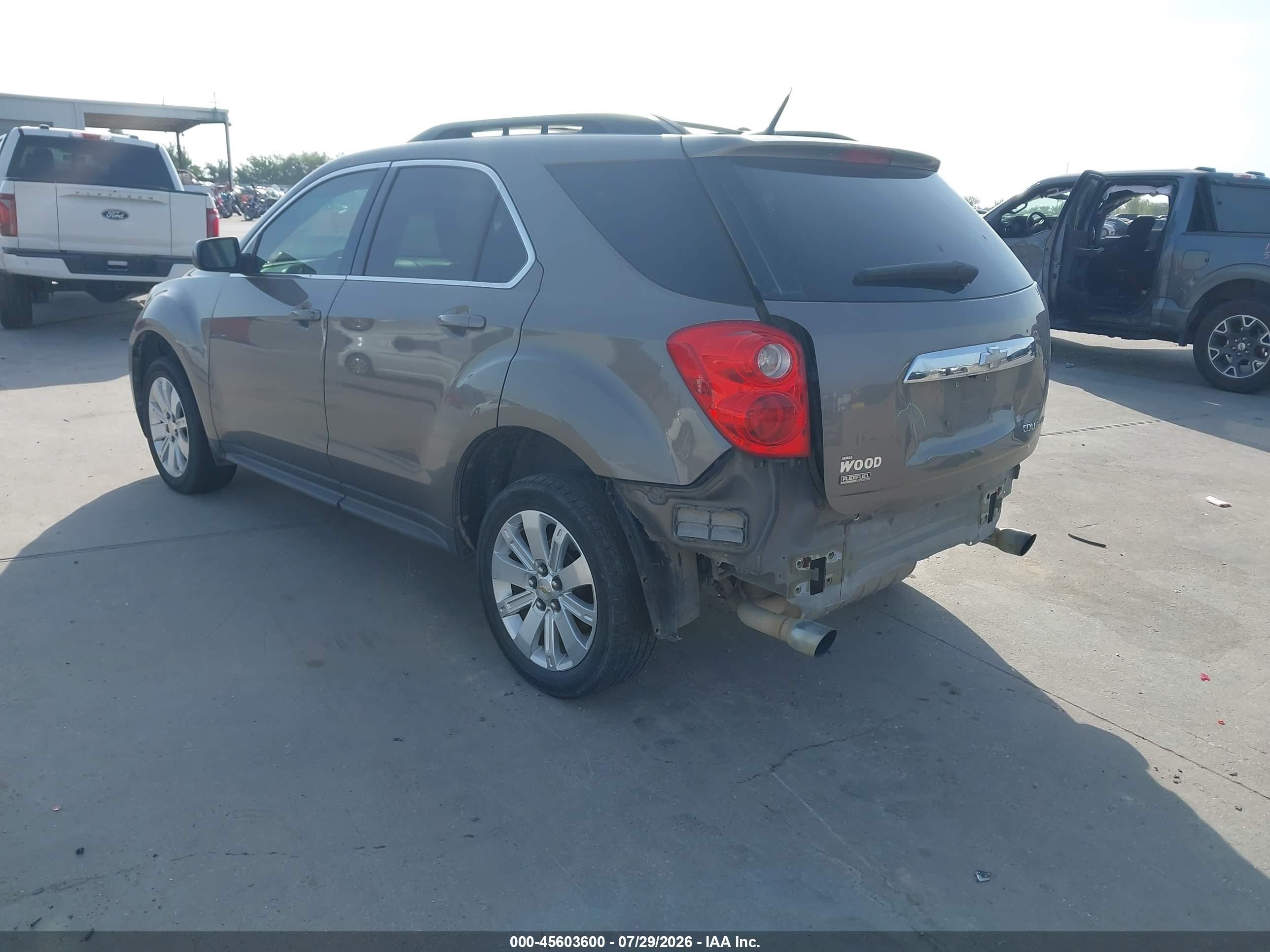 2011 Chevrolet Equinox Lt W/2lt Brown vin: 2CNFLPE56B6475303
