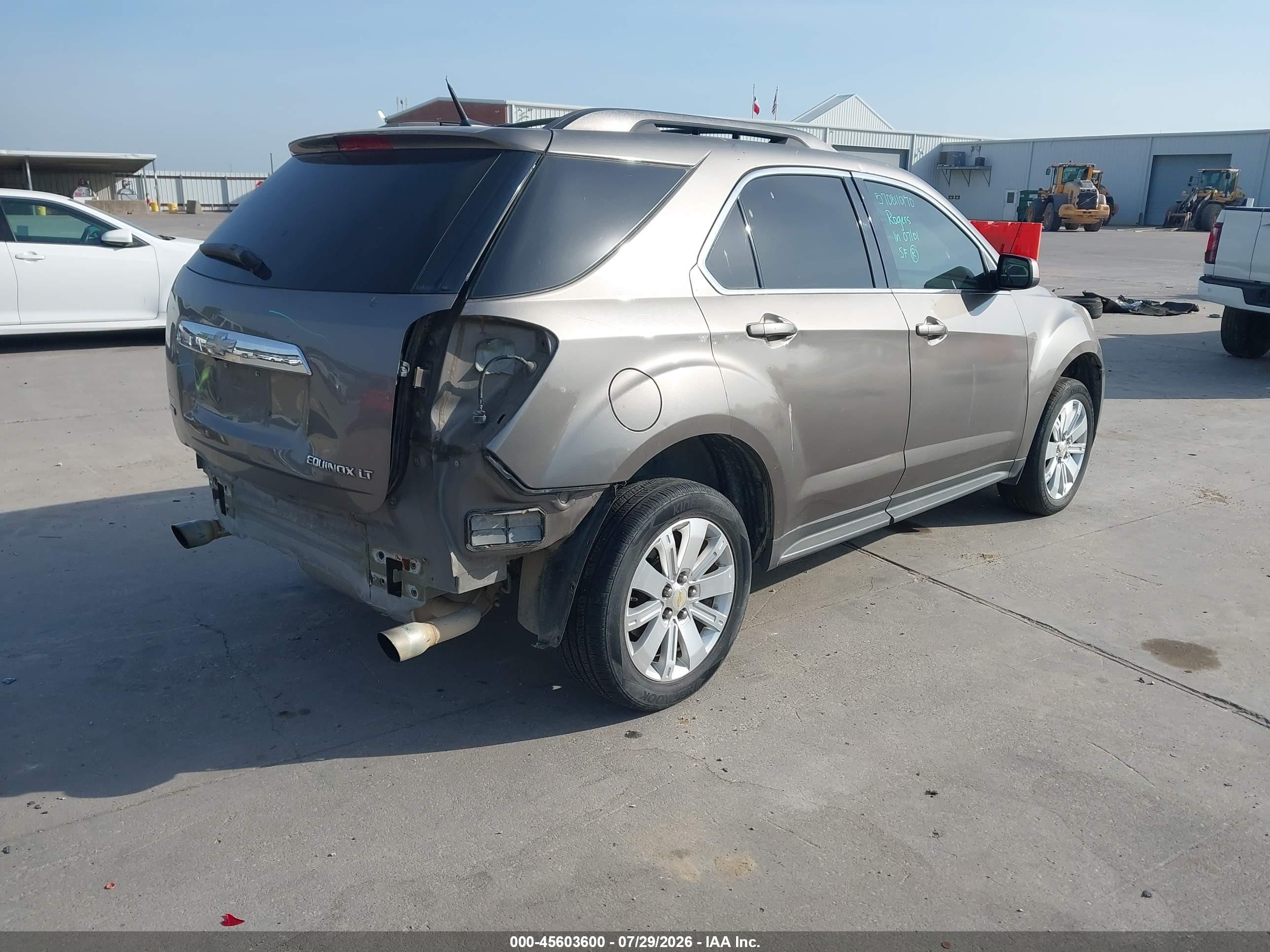 2011 Chevrolet Equinox Lt W/2lt Brown vin: 2CNFLPE56B6475303