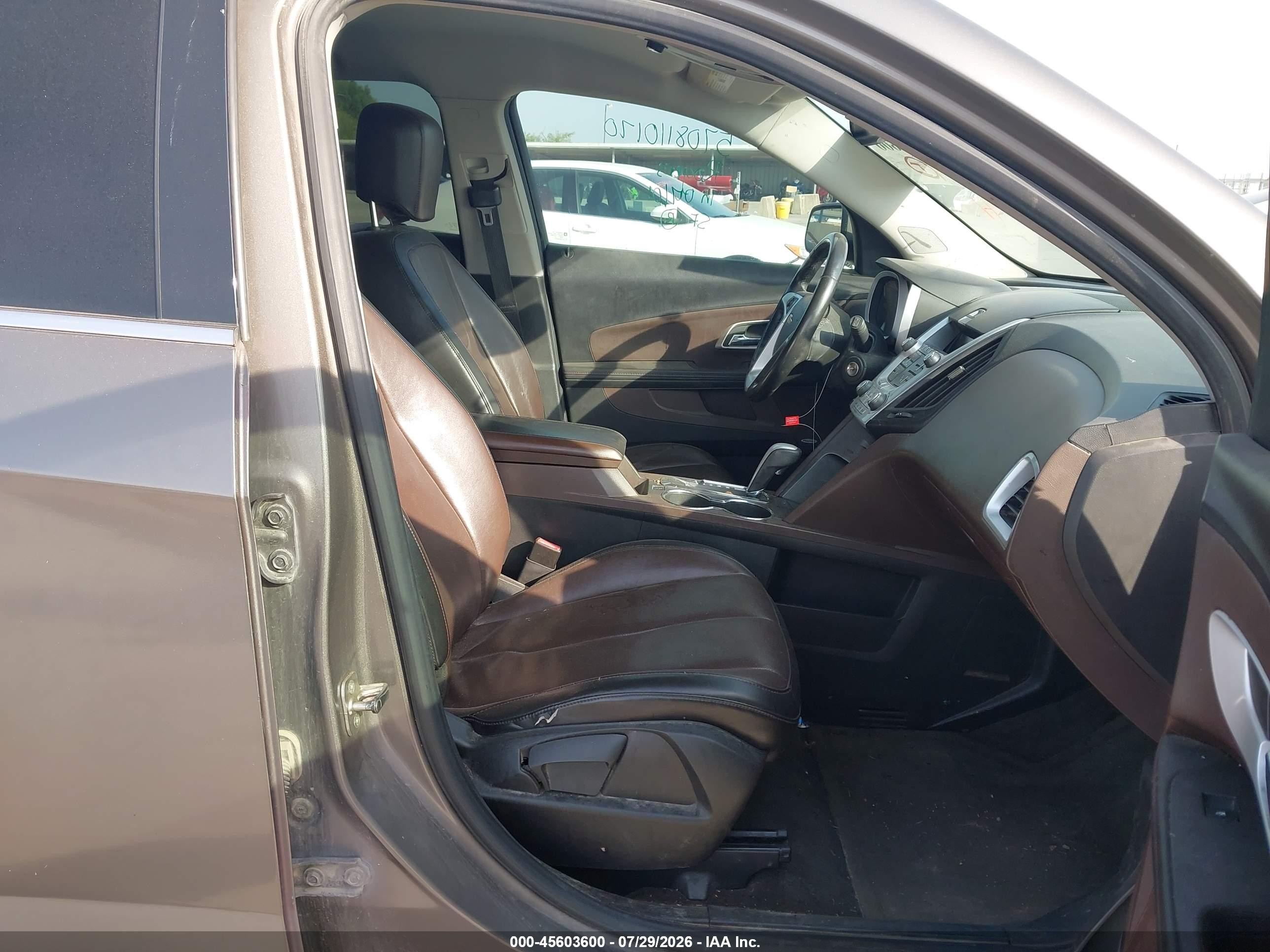 2011 Chevrolet Equinox Lt W/2lt Brown vin: 2CNFLPE56B6475303