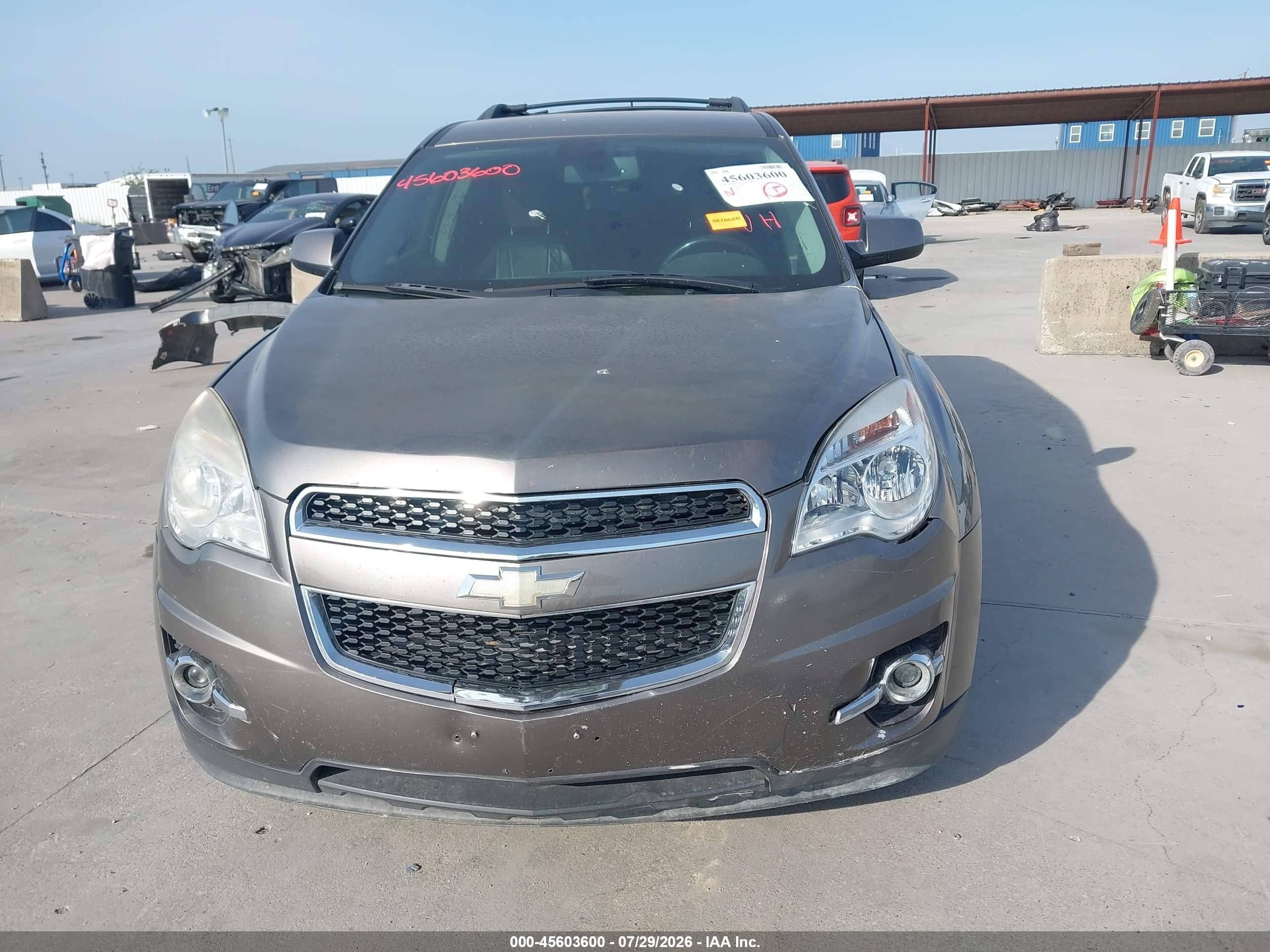 2011 Chevrolet Equinox Lt W/2lt Brown vin: 2CNFLPE56B6475303