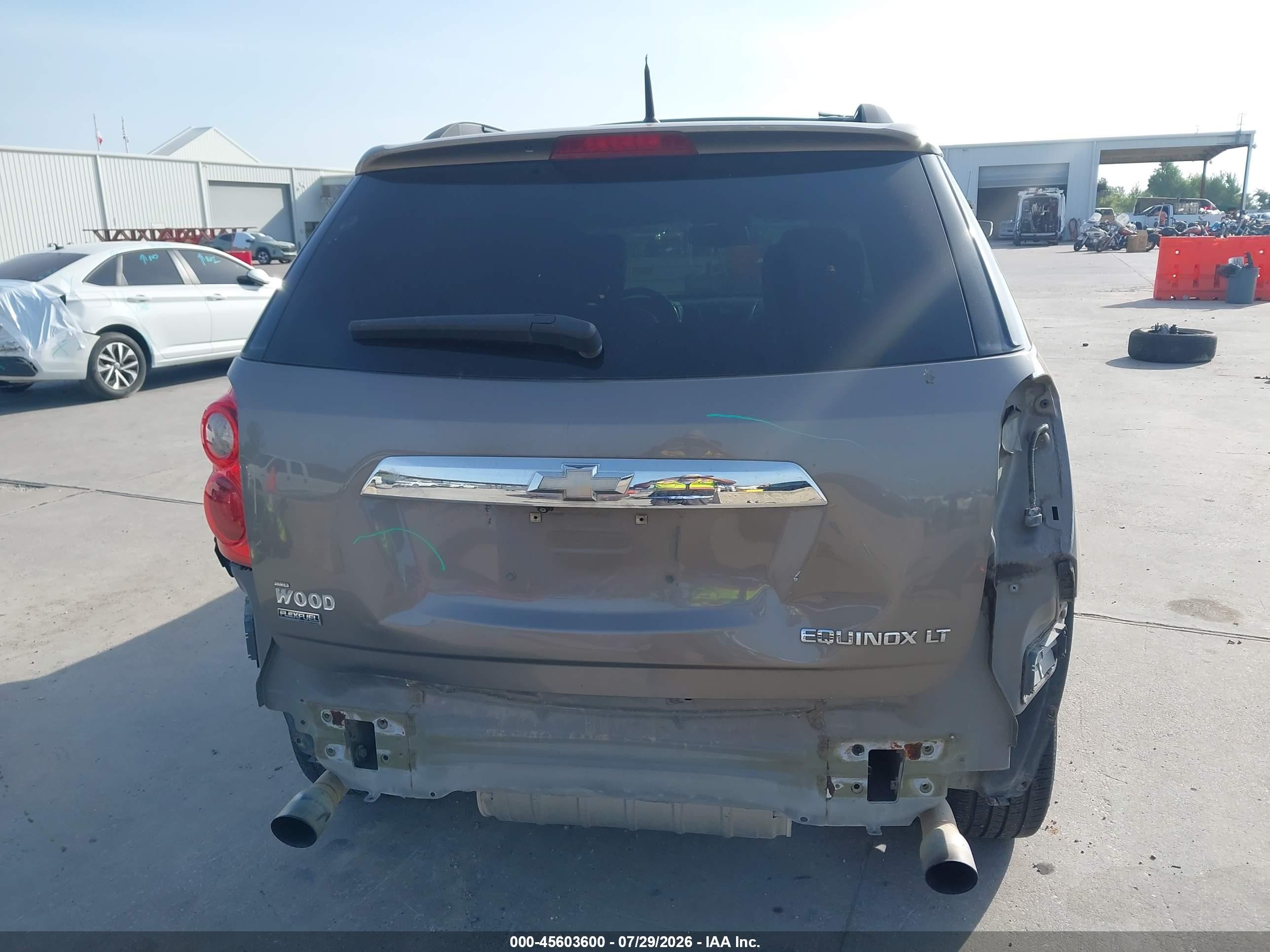 2011 Chevrolet Equinox Lt W/2lt Brown vin: 2CNFLPE56B6475303