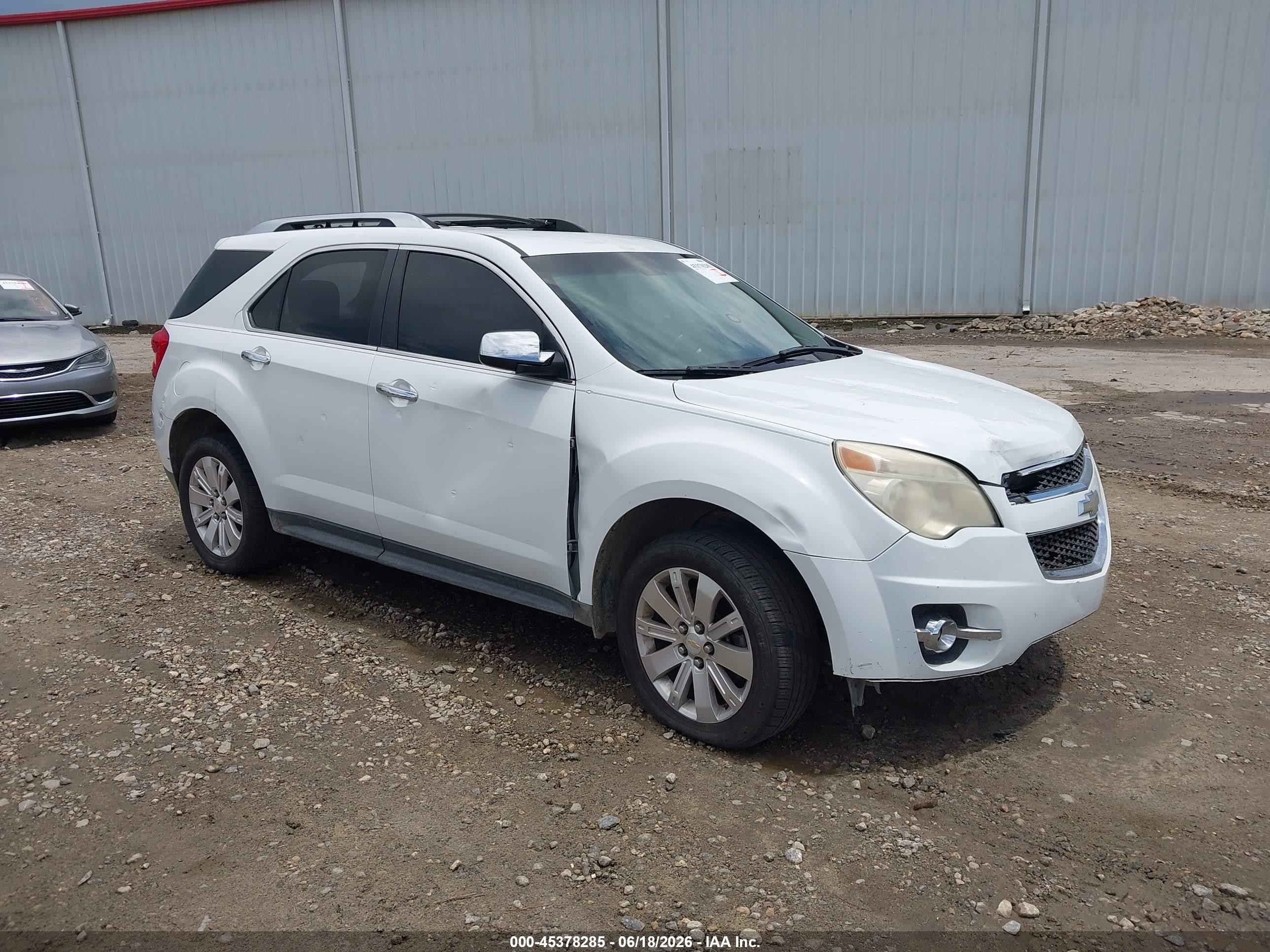 2011 Chevrolet Equinox 2lt Белый vin: 2CNFLPE57B6375050