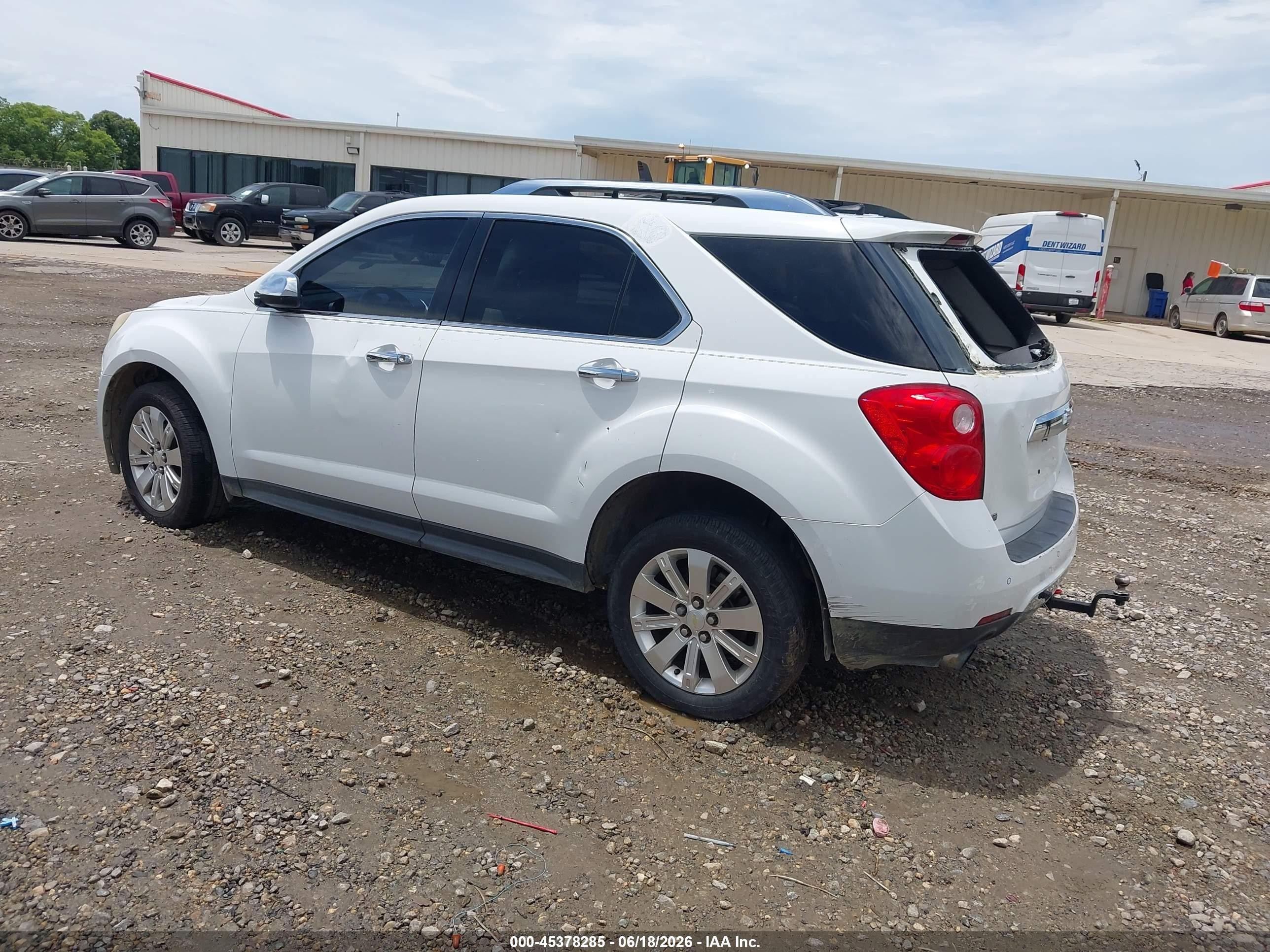 2011 Chevrolet Equinox 2lt Белый vin: 2CNFLPE57B6375050