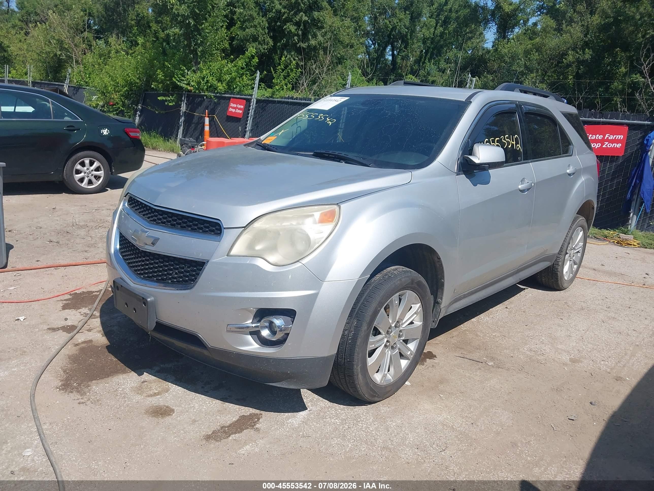 2010 Chevrolet Equinox Lt White vin: 2CNFLPEY1A6210068