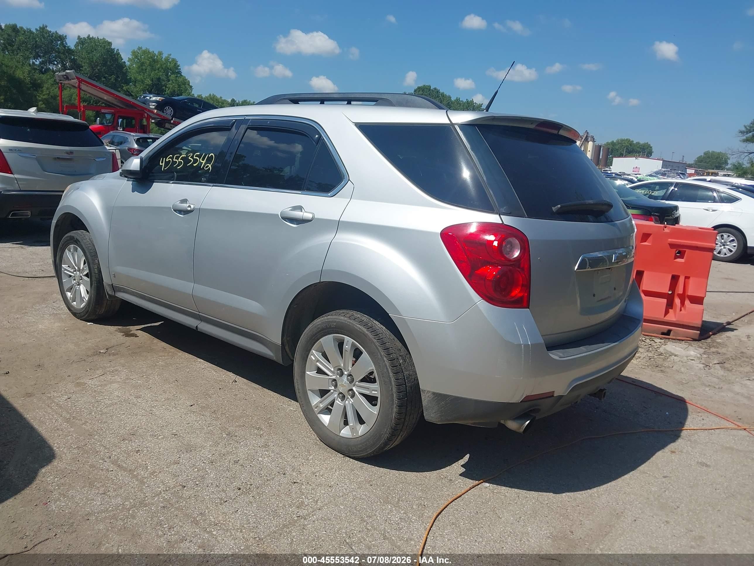 2010 Chevrolet Equinox Lt White vin: 2CNFLPEY1A6210068