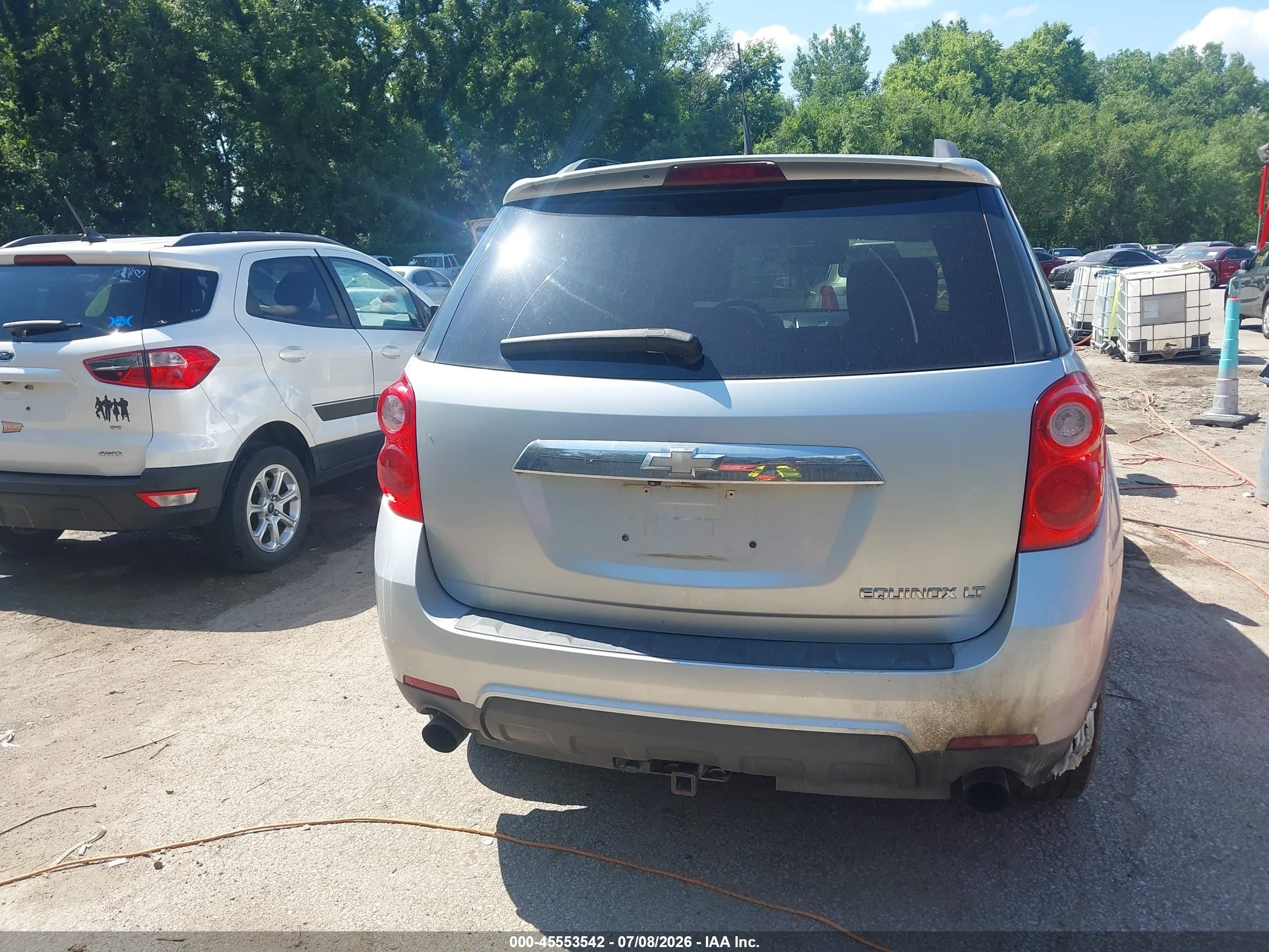 2010 Chevrolet Equinox Lt White vin: 2CNFLPEY1A6210068
