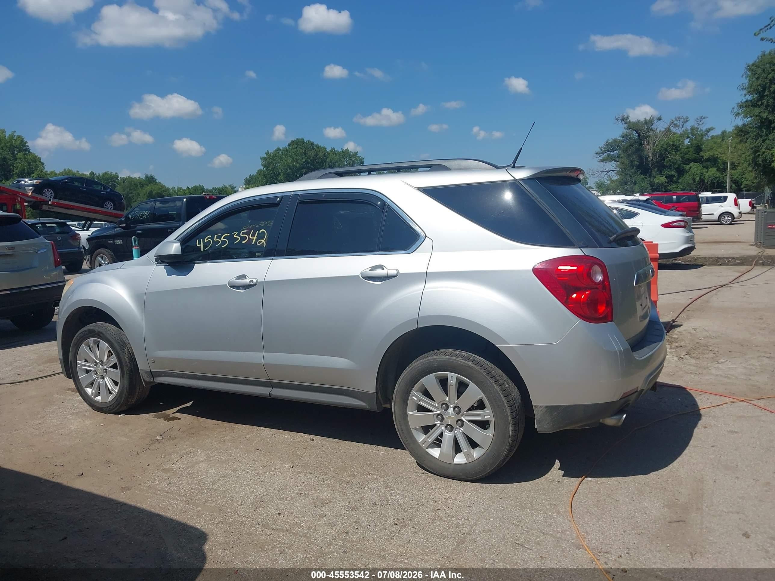 2010 Chevrolet Equinox Lt White vin: 2CNFLPEY1A6210068