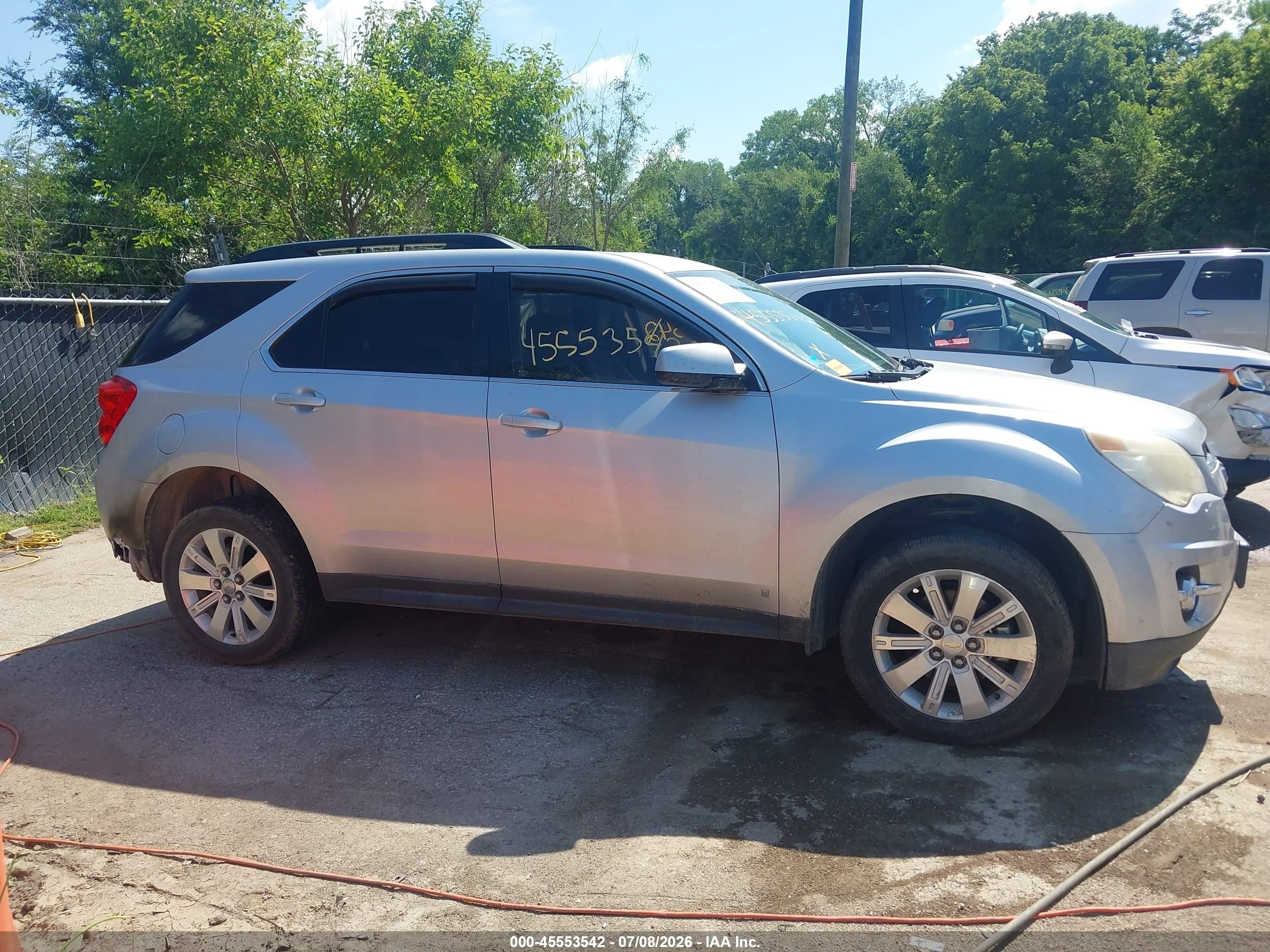 2010 Chevrolet Equinox Lt White vin: 2CNFLPEY1A6210068