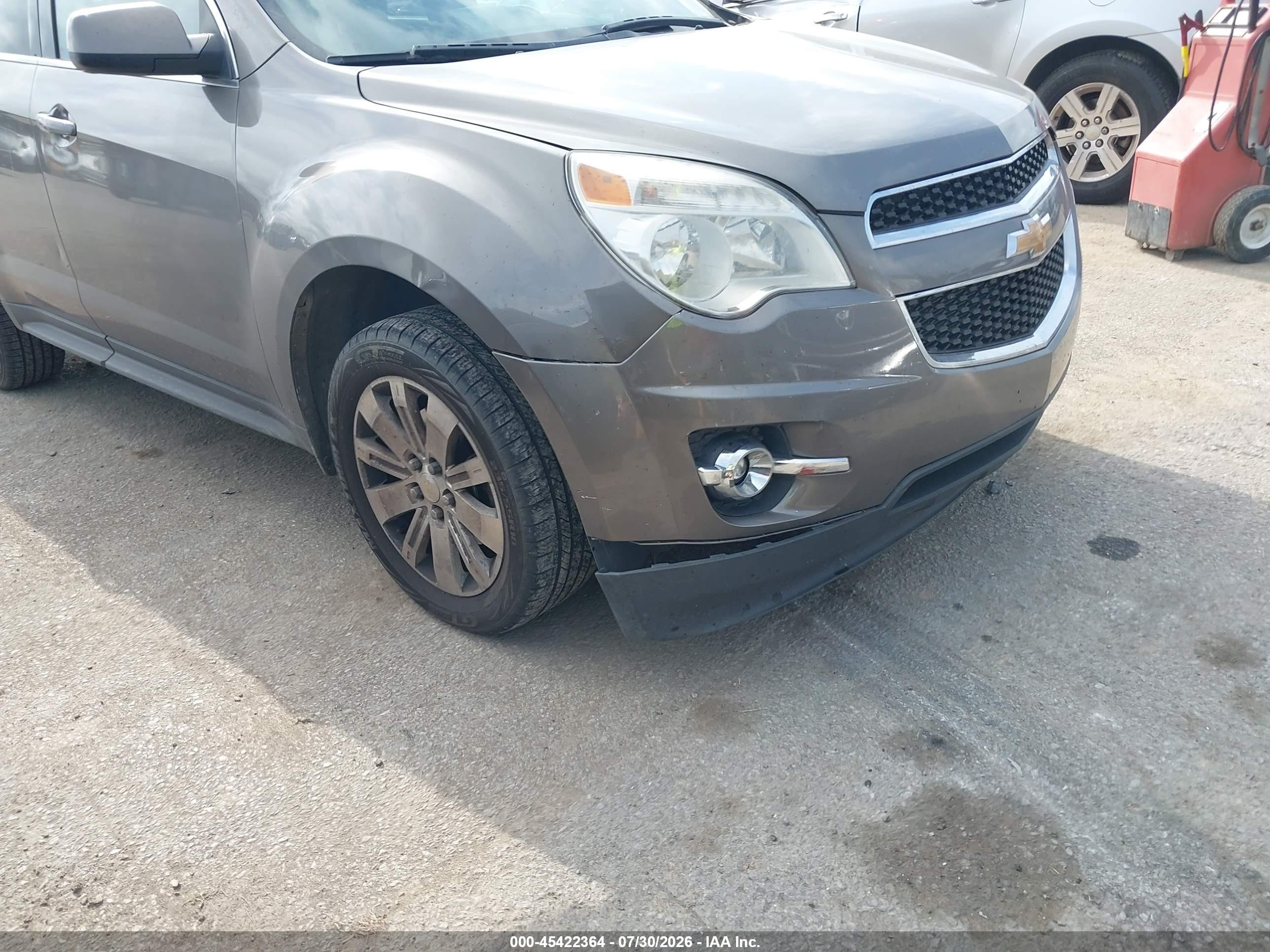 2010 Chevrolet Equinox Lt Gray vin: 2CNFLPEY1A6407287
