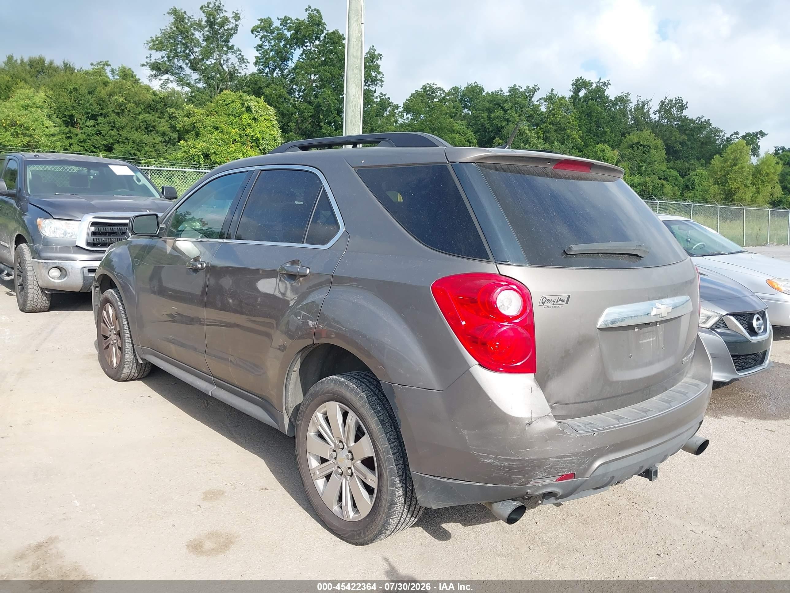 2010 Chevrolet Equinox Lt Gray vin: 2CNFLPEY1A6407287
