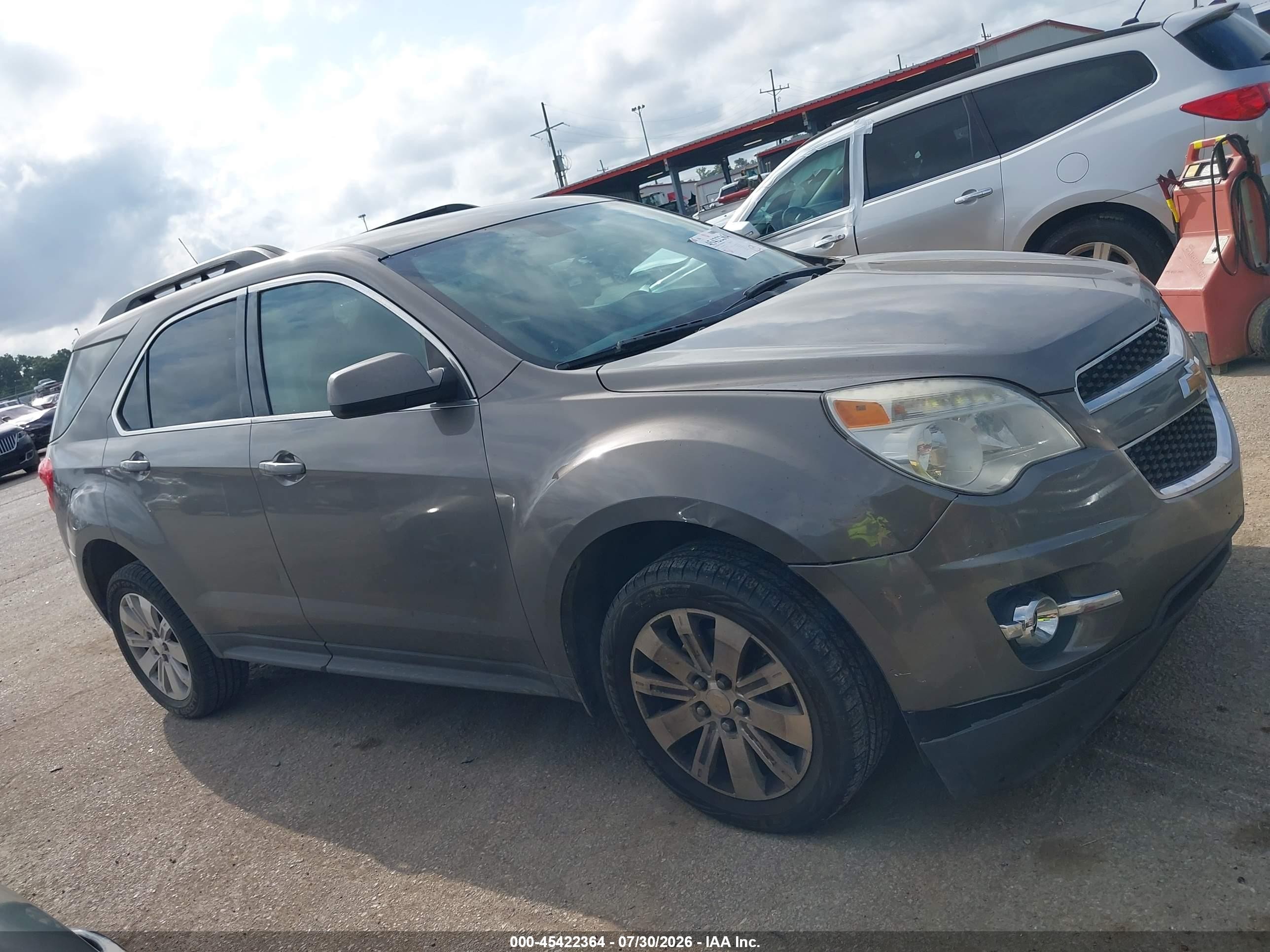2010 Chevrolet Equinox Lt Gray vin: 2CNFLPEY1A6407287