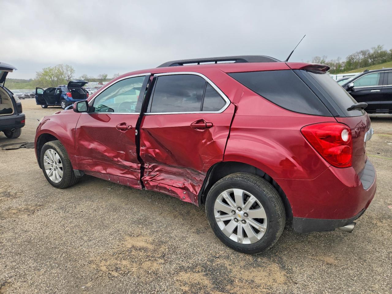 2010 Chevrolet Equinox Lt Maroon vin: 2CNFLPEY3A6364149