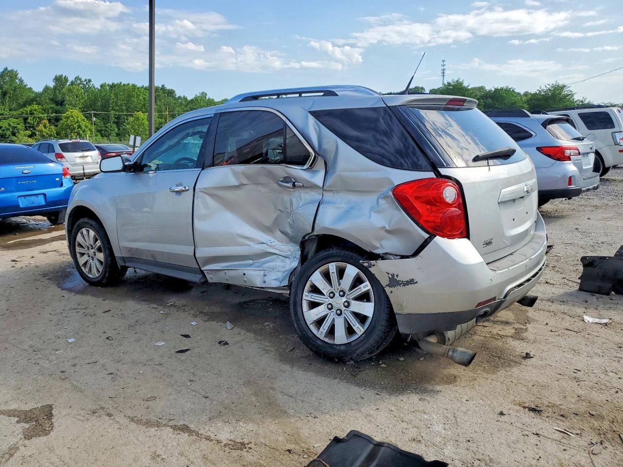 2010 Chevrolet Equinox Lt Silver vin: 2CNFLPEY3A6396258