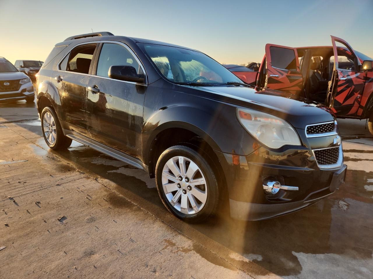 2010 Chevrolet Equinox Lt Black vin: 2CNFLPEY4A6234283 Damage: Right Rear Window, Inoperable, Repair Required