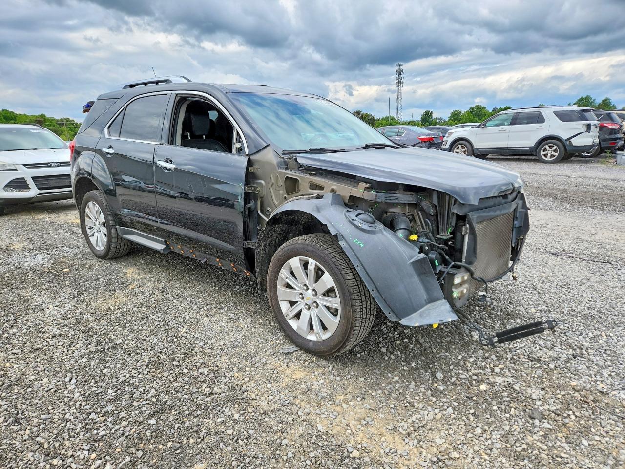 2010 Chevrolet Equinox Lt Black vin: 2CNFLPEY7A6267620