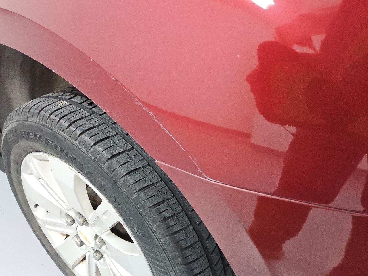 2010 Chevrolet Equinox Lt Maroon vin: 2CNFLPEY9A6361272 Damage: Left Qtr Panel, Light Scratch, 6 To 7 Inches