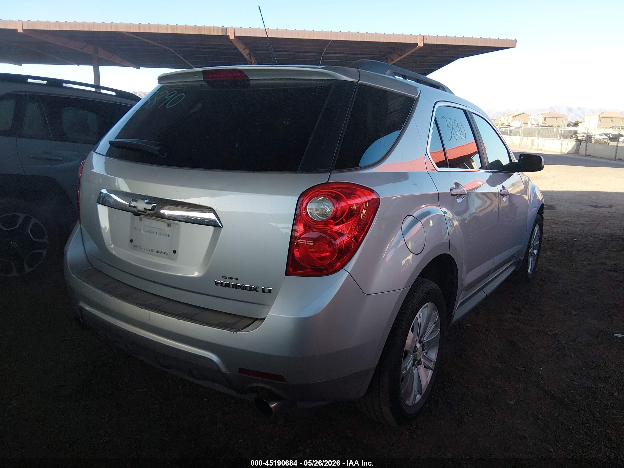 2010 Chevrolet Equinox Lt Silver vin: 2CNFLPEYXA6337465