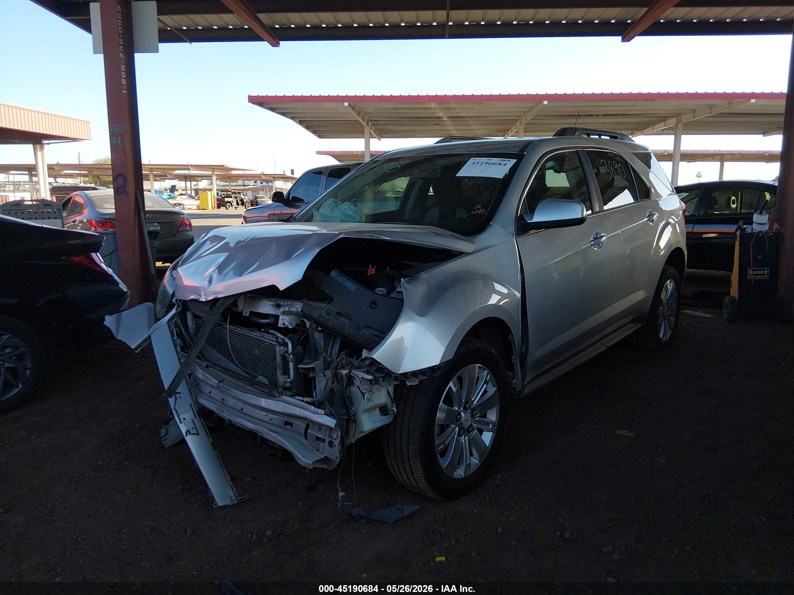 2010 Chevrolet Equinox Lt Silver vin: 2CNFLPEYXA6337465