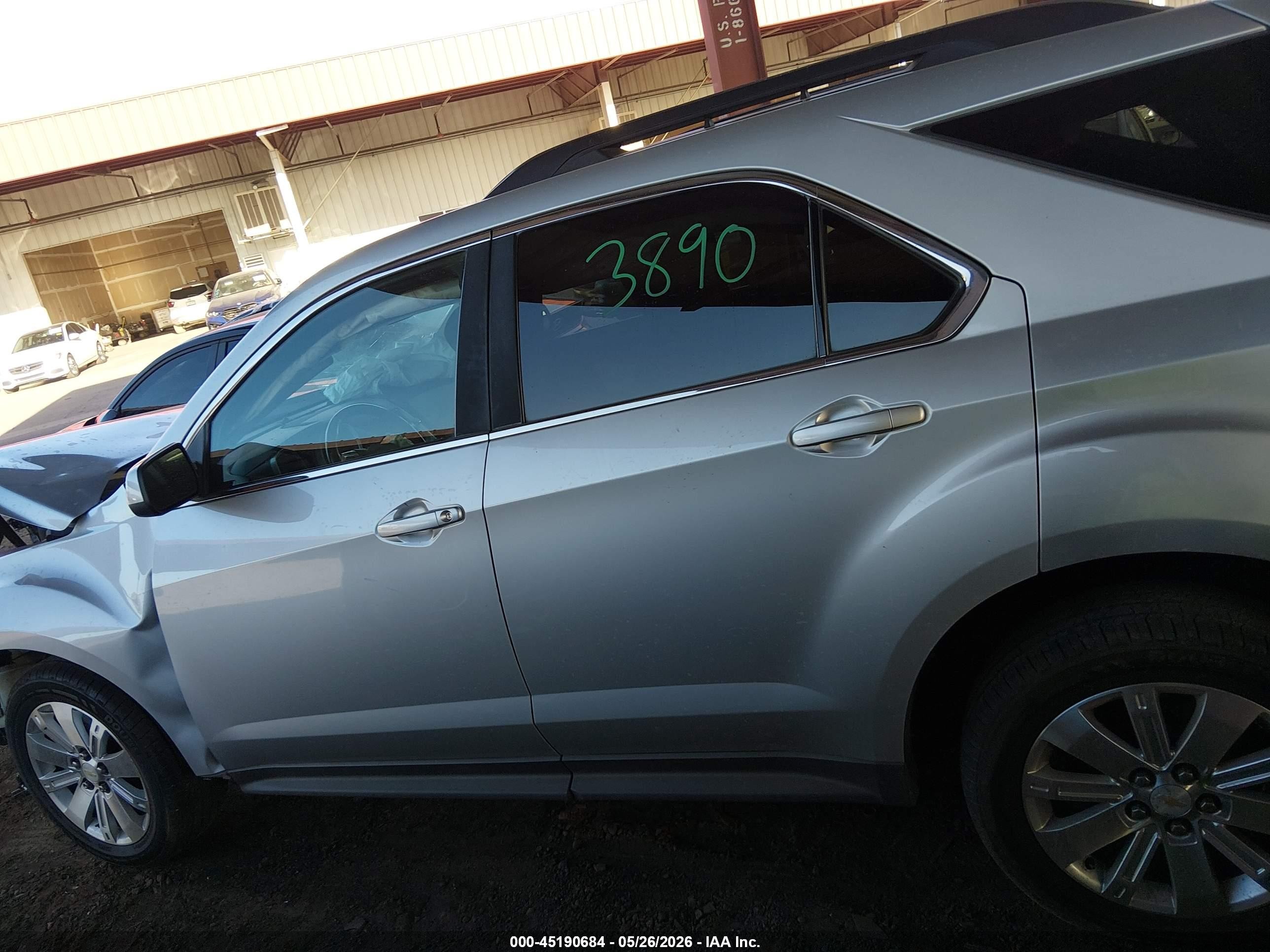 2010 Chevrolet Equinox Lt Silver vin: 2CNFLPEYXA6337465