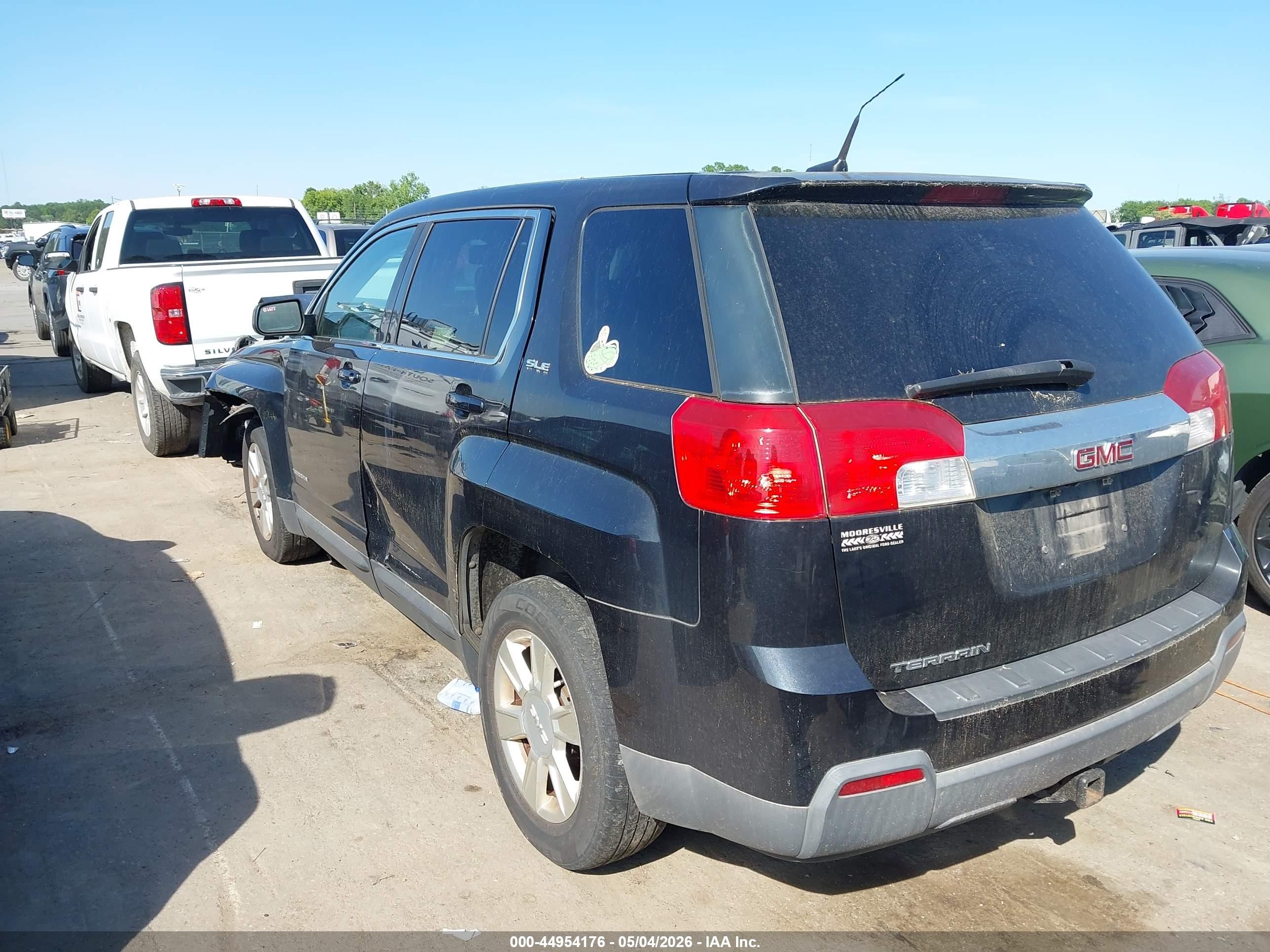 2010 Gmc Terrain Sle-1 Black vin: 2CTALBEW0A6257340
