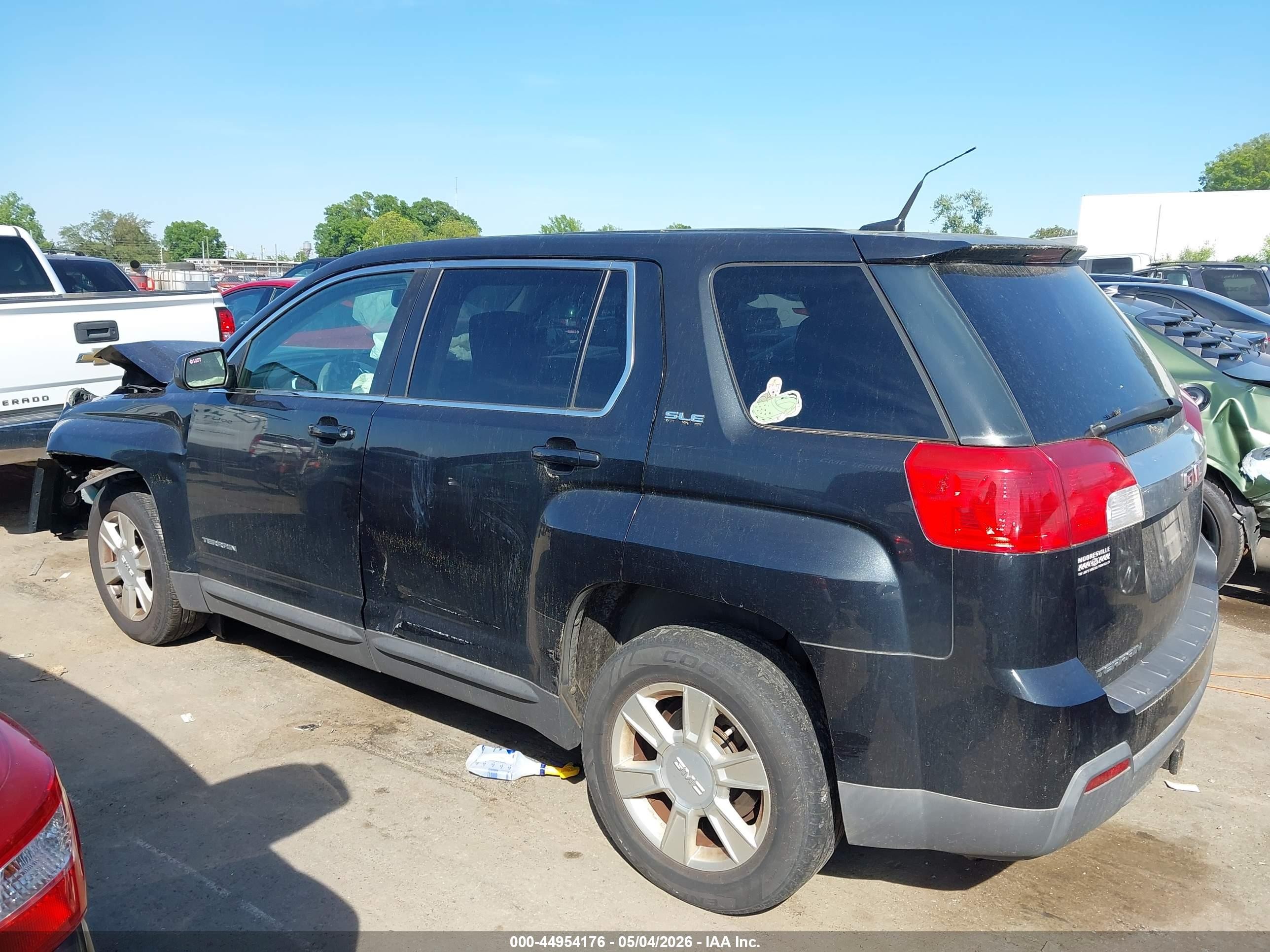 2010 Gmc Terrain Sle-1 Black vin: 2CTALBEW0A6257340