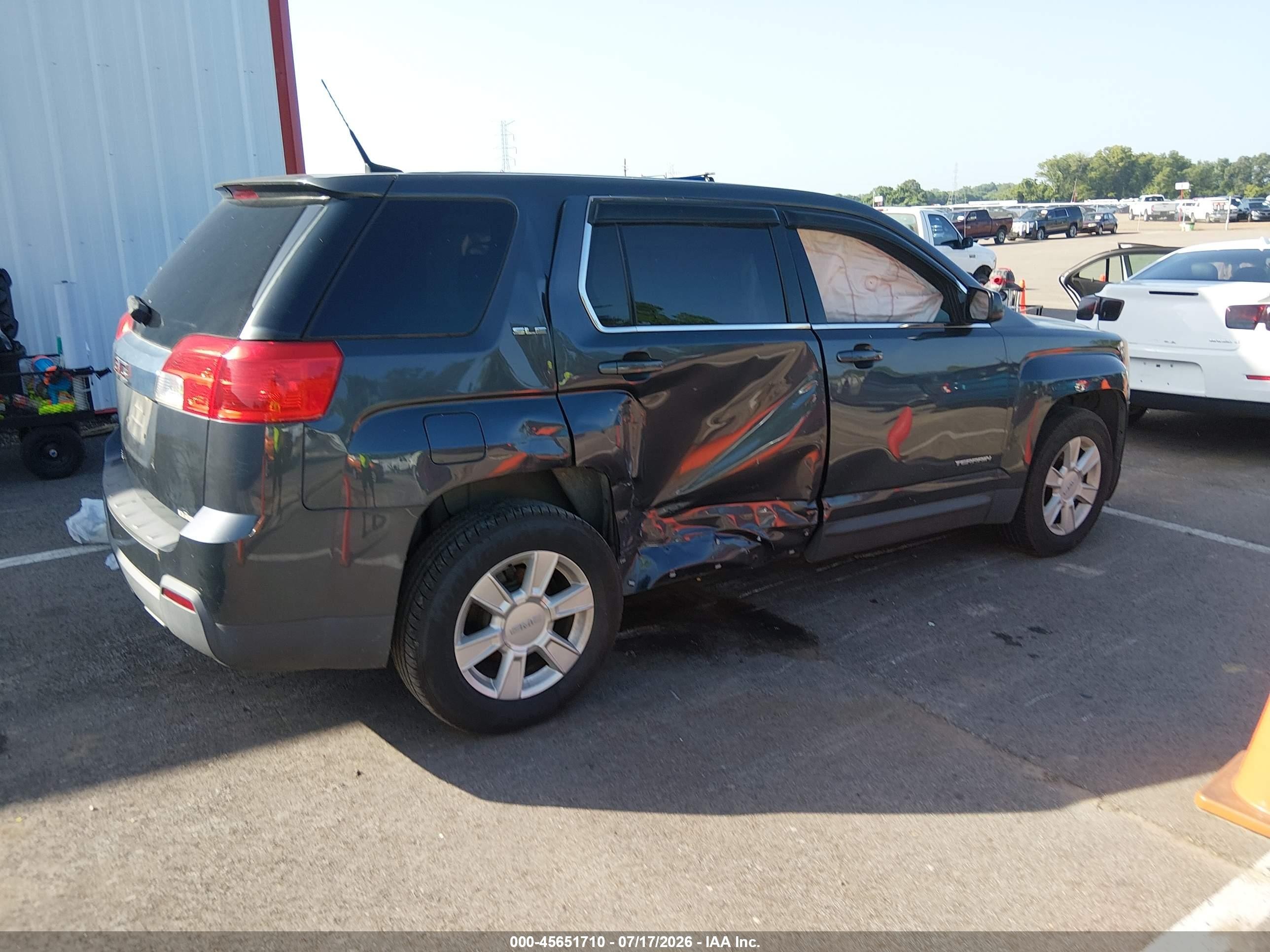 2010 Gmc Terrain Sle-1 Gray vin: 2CTALBEW0A6378336