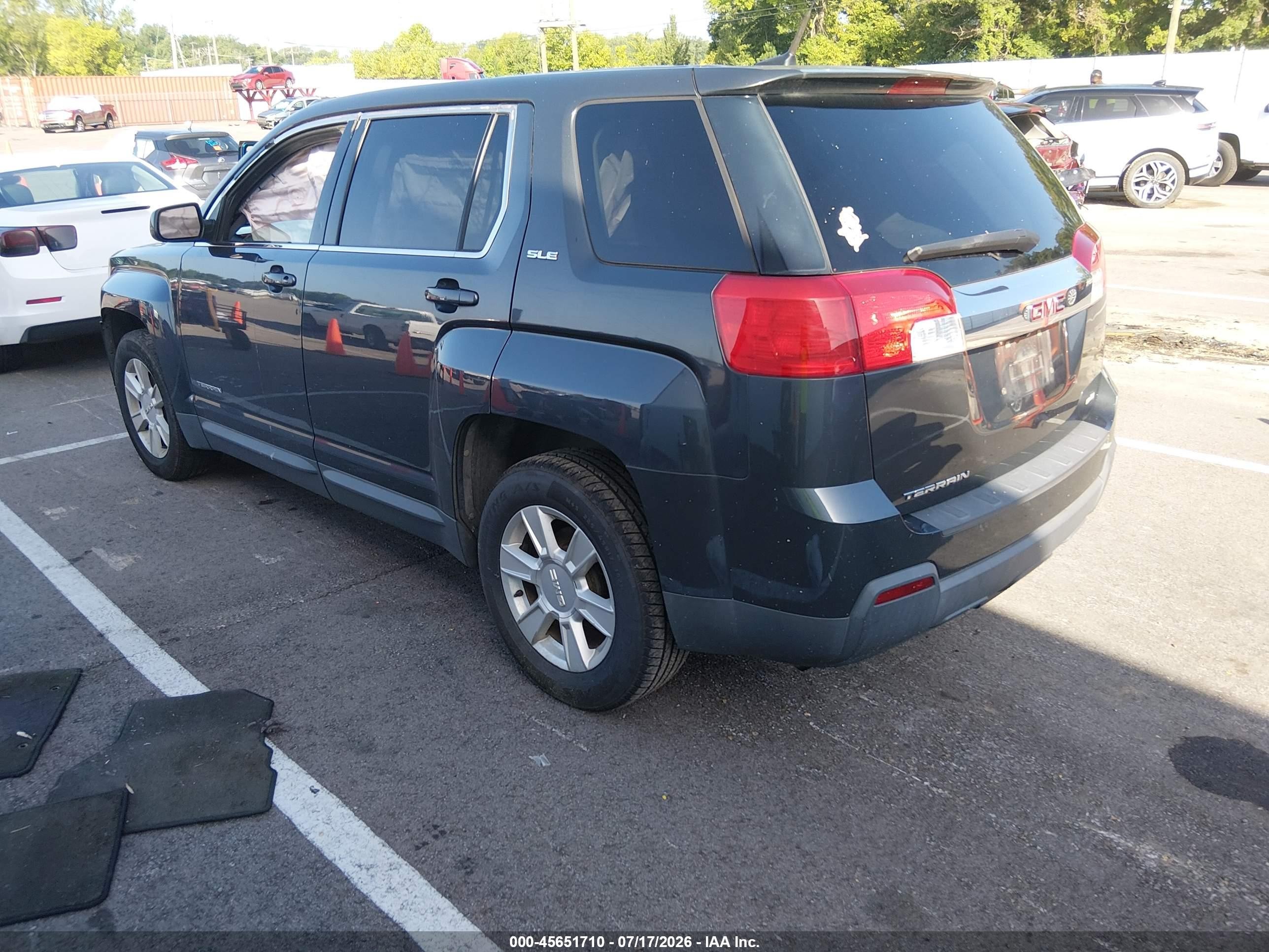 2010 Gmc Terrain Sle-1 Gray vin: 2CTALBEW0A6378336