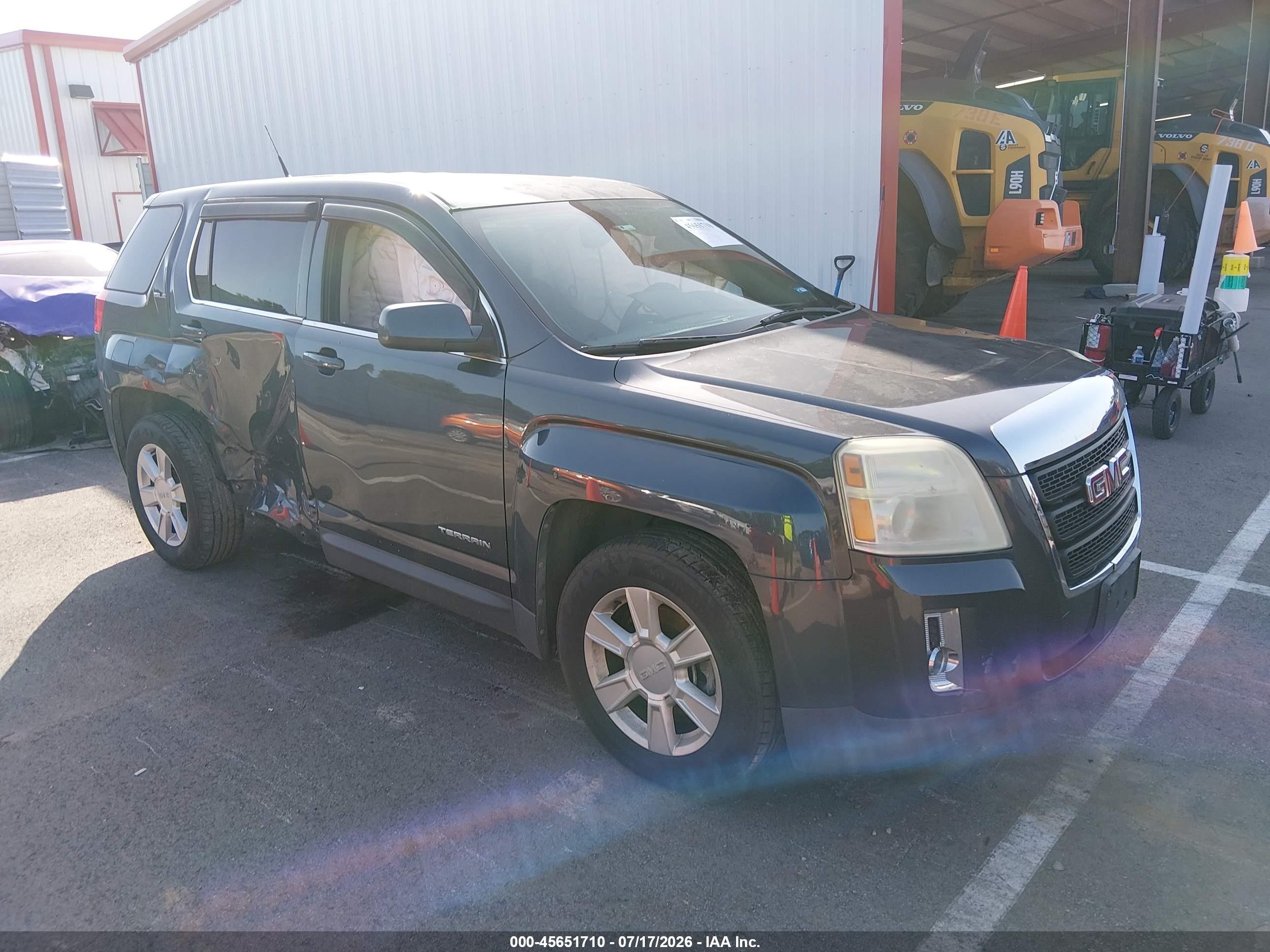 2010 Gmc Terrain Sle-1 Gray vin: 2CTALBEW0A6378336