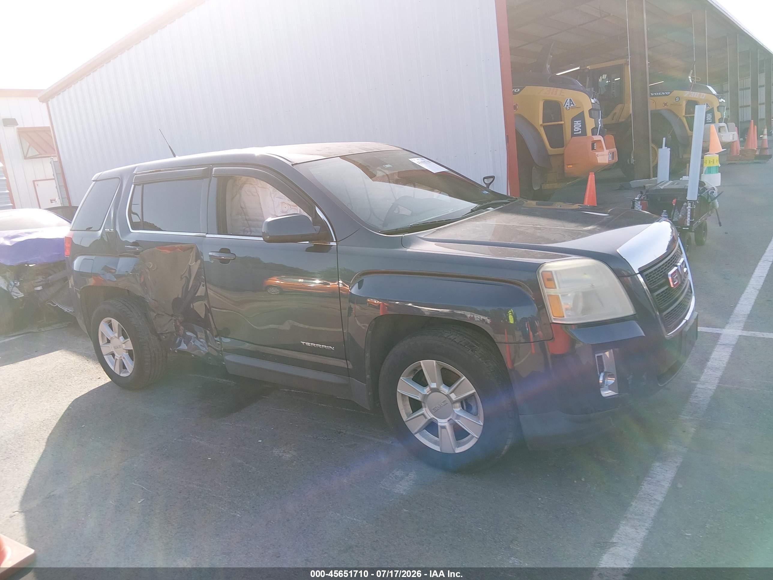 2010 Gmc Terrain Sle-1 Gray vin: 2CTALBEW0A6378336