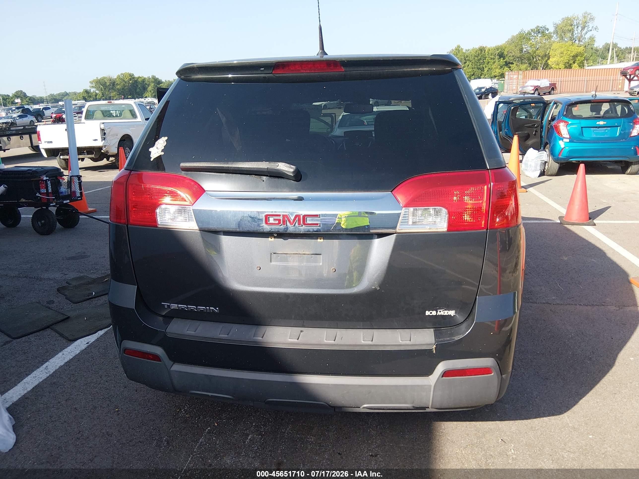 2010 Gmc Terrain Sle-1 Gray vin: 2CTALBEW0A6378336