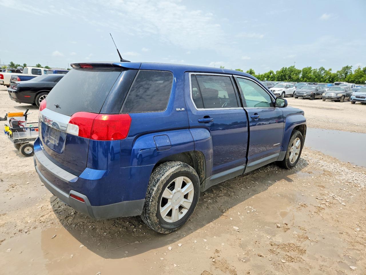 2010 Gmc Terrain Sle Blue vin: 2CTALBEW2A6261146