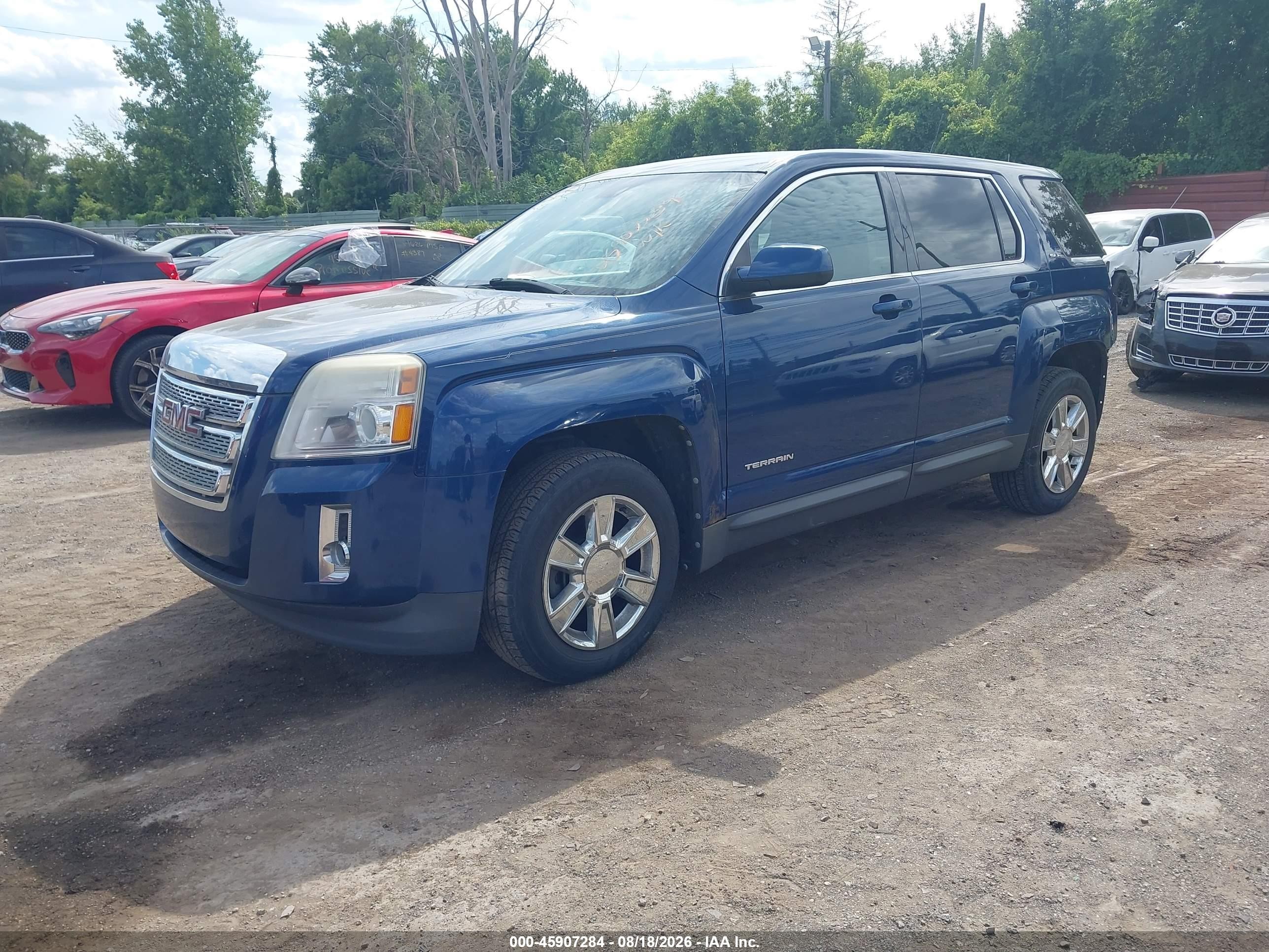 2010 Gmc Terrain Sle-1 Blue vin: 2CTALBEW4A6324134