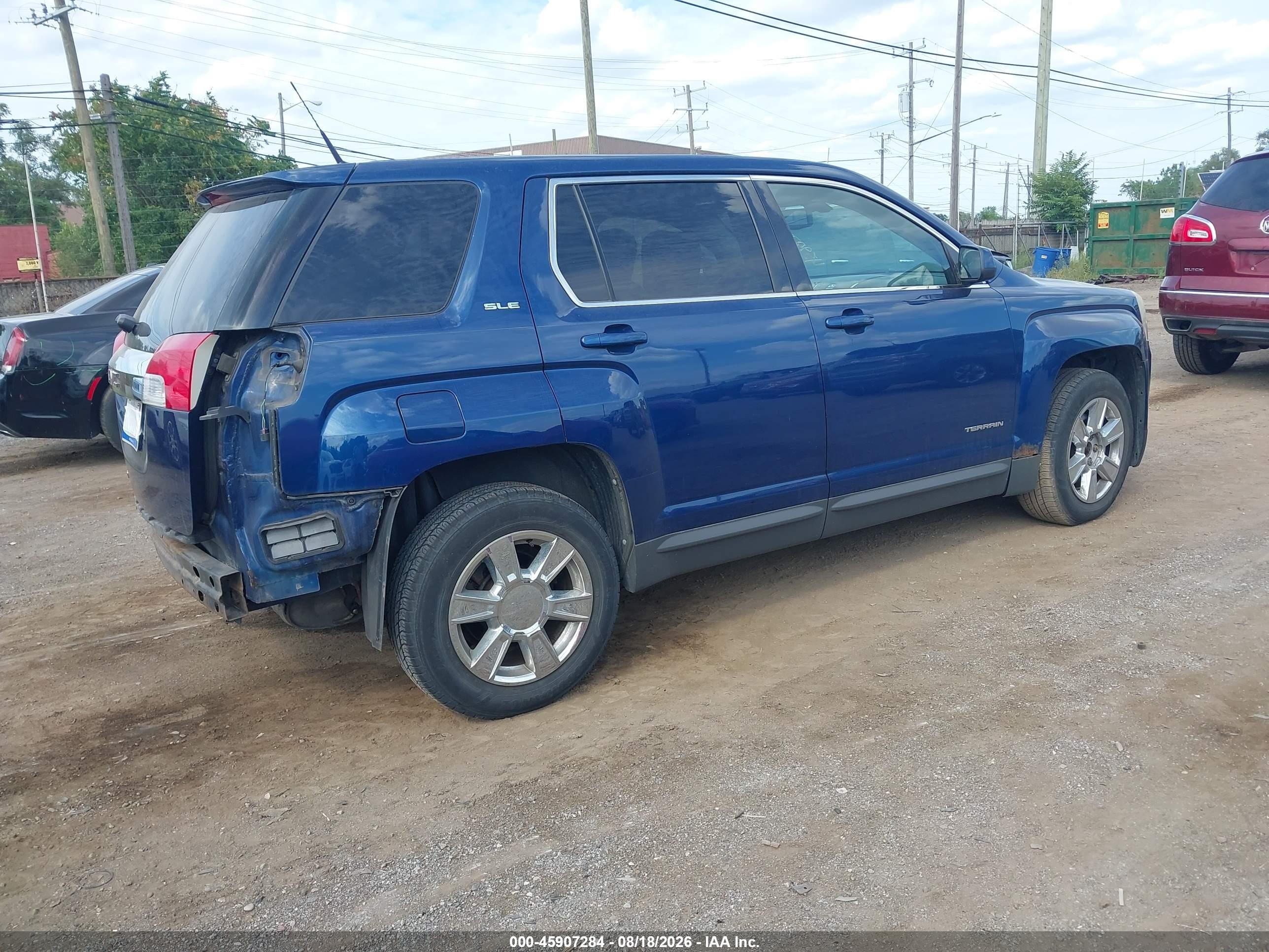 2010 Gmc Terrain Sle-1 Blue vin: 2CTALBEW4A6324134