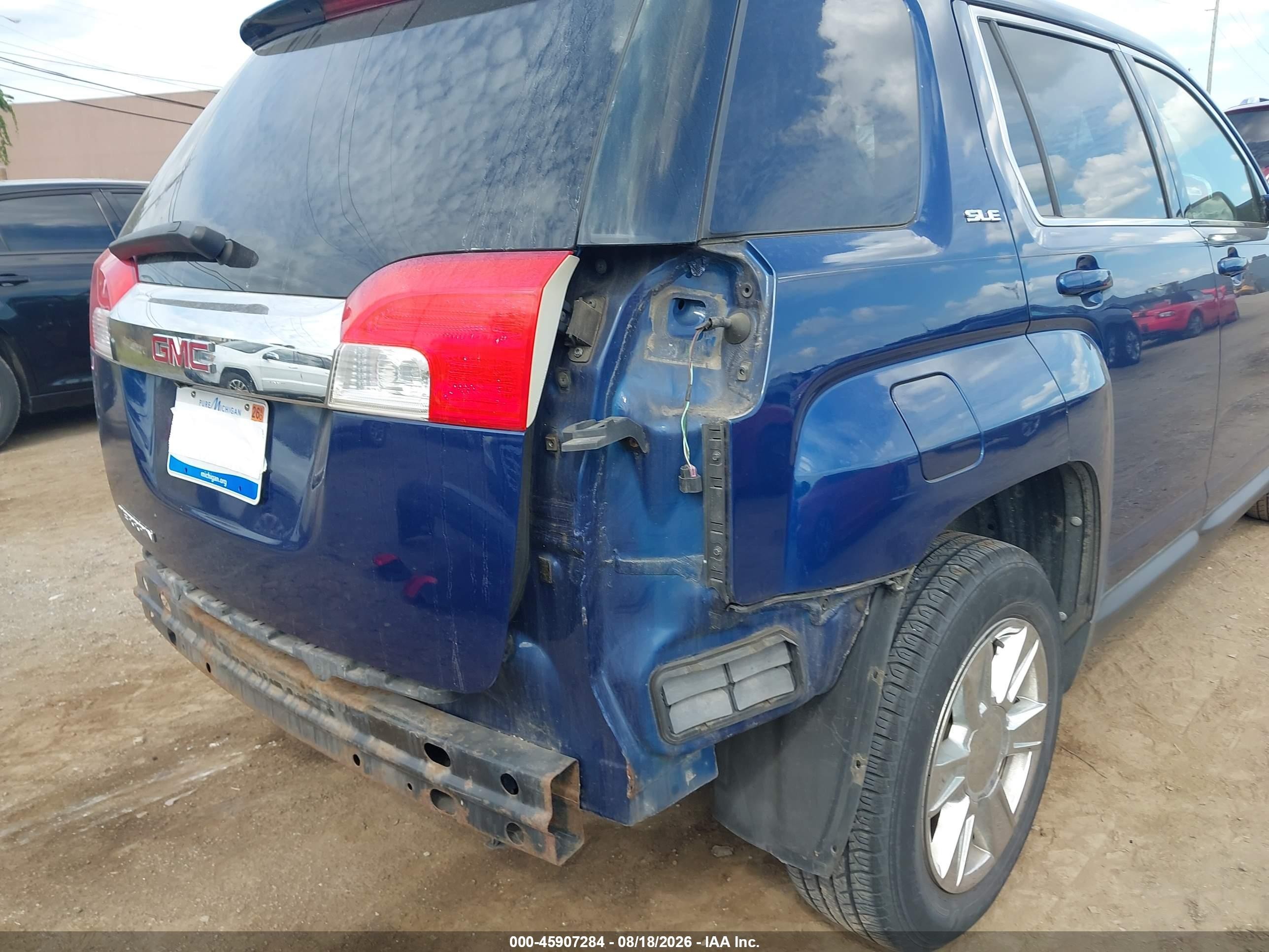 2010 Gmc Terrain Sle-1 Blue vin: 2CTALBEW4A6324134